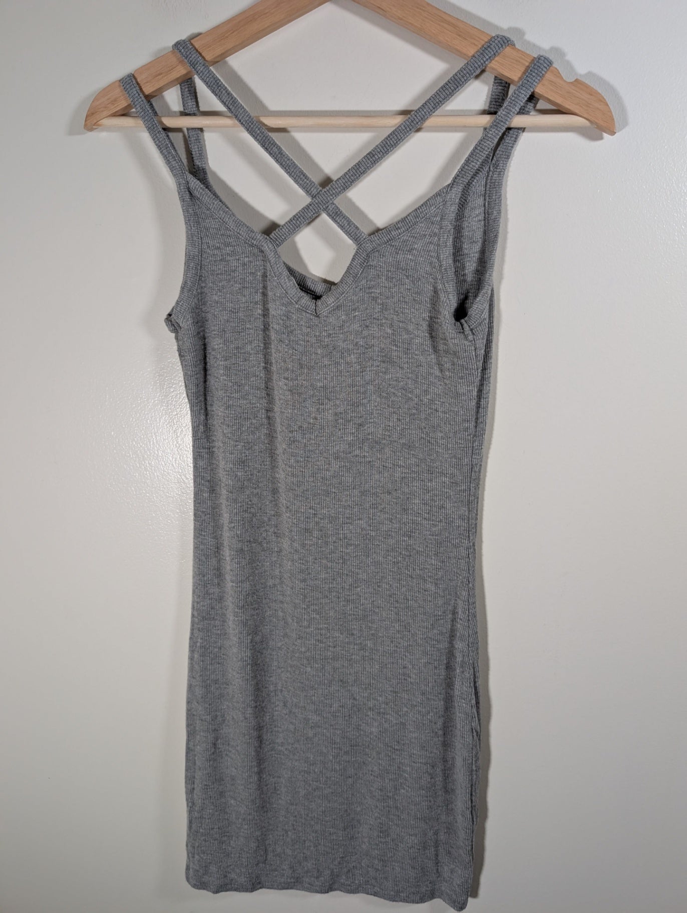 Garage grey ribbed dress - Small