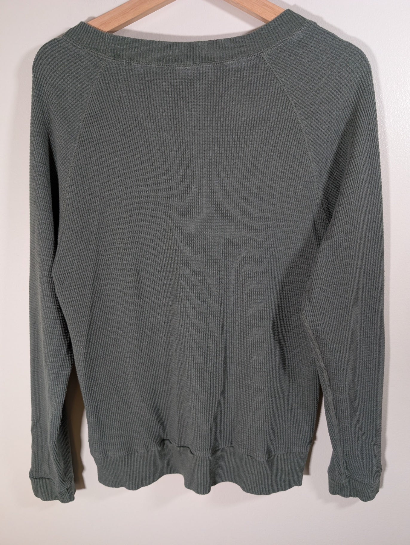 TNA waffle crewneck - appears Medium