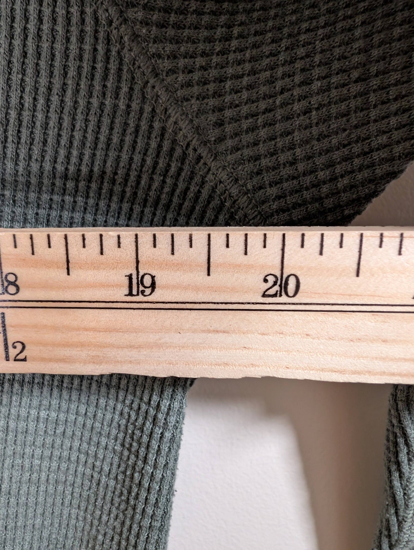 TNA waffle crewneck - appears Medium