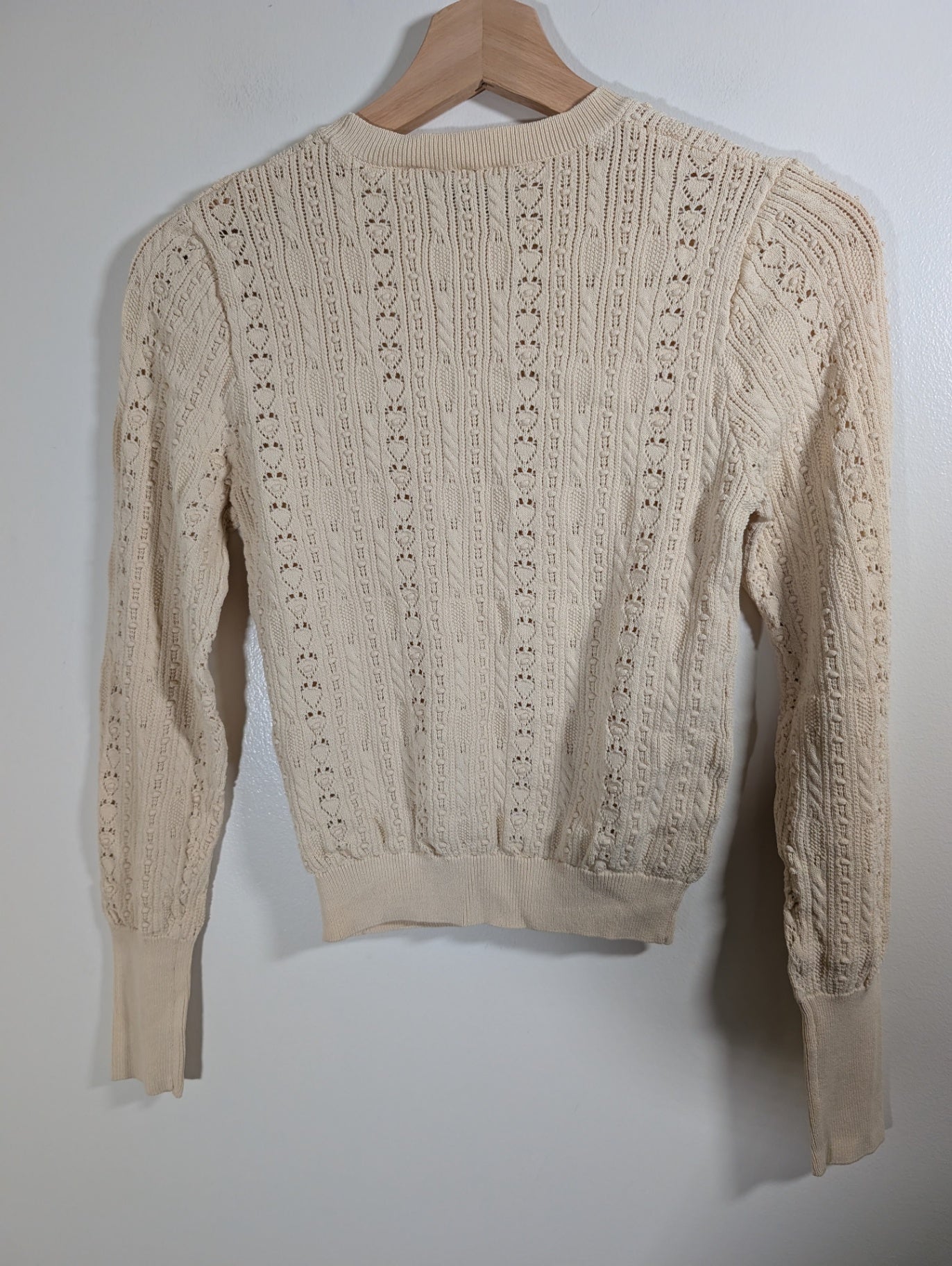 ZARA crochet-style sweater - Small