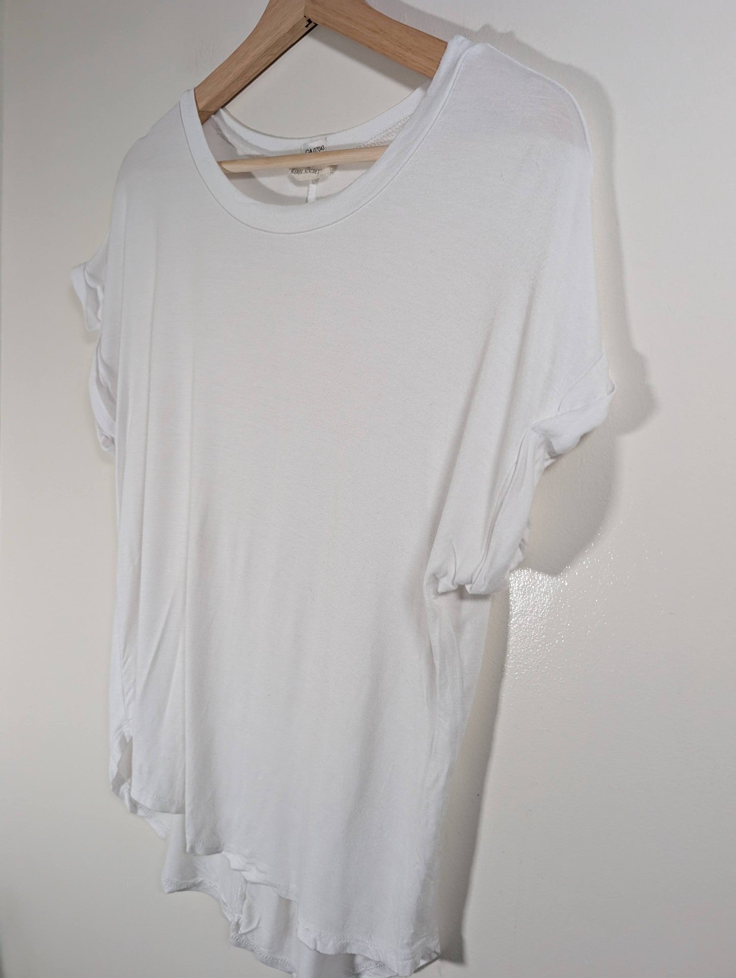 Rebel Society white t-shirt - Medium
