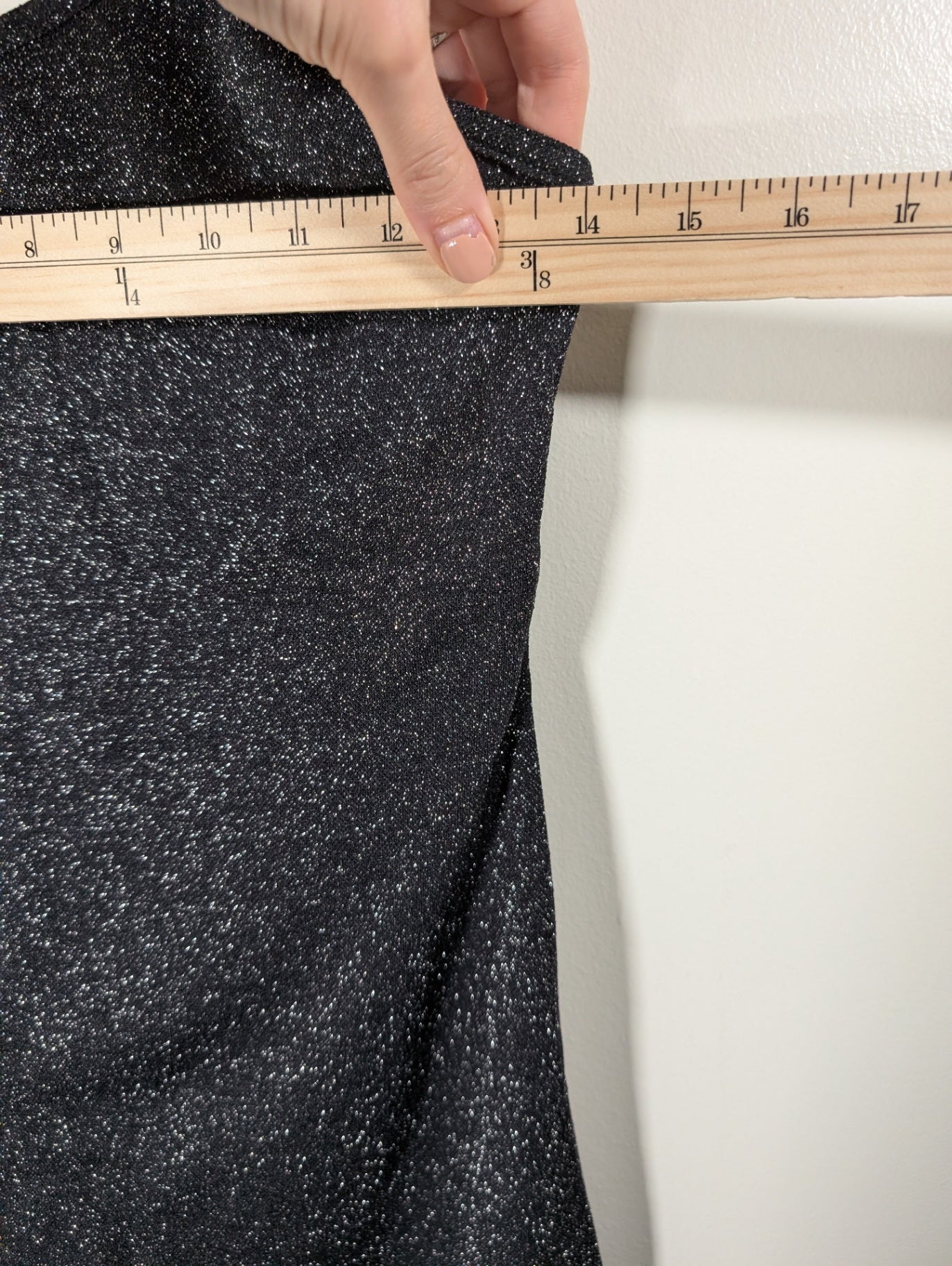Zizi glitter black dress - Small