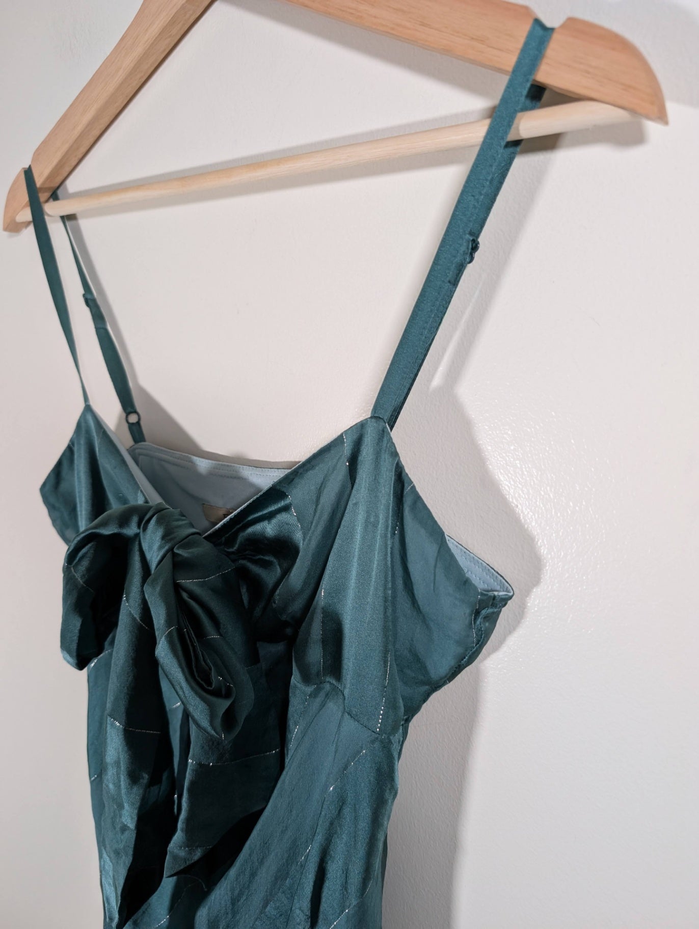 RW&Co. green tie-front dress - Small