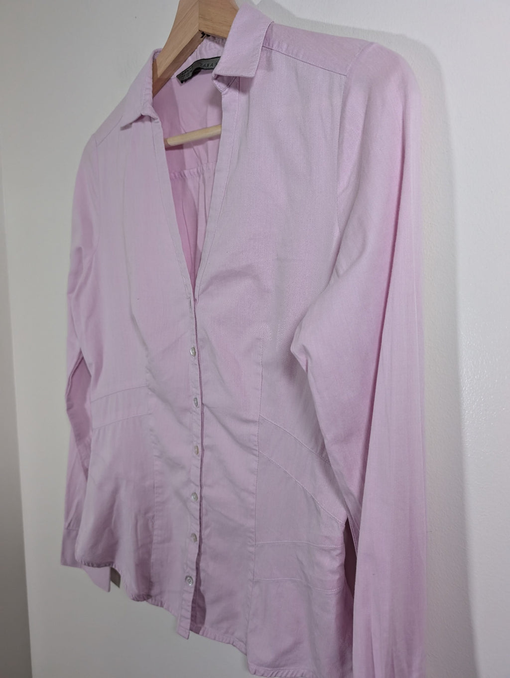 Zara purple button up - XS