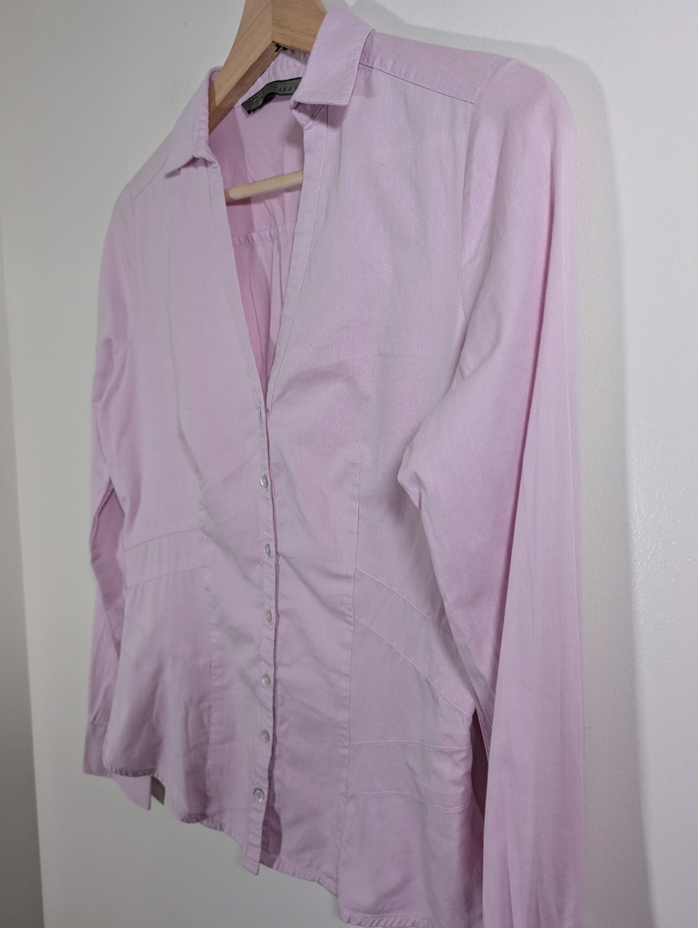 Zara purple button up - XS