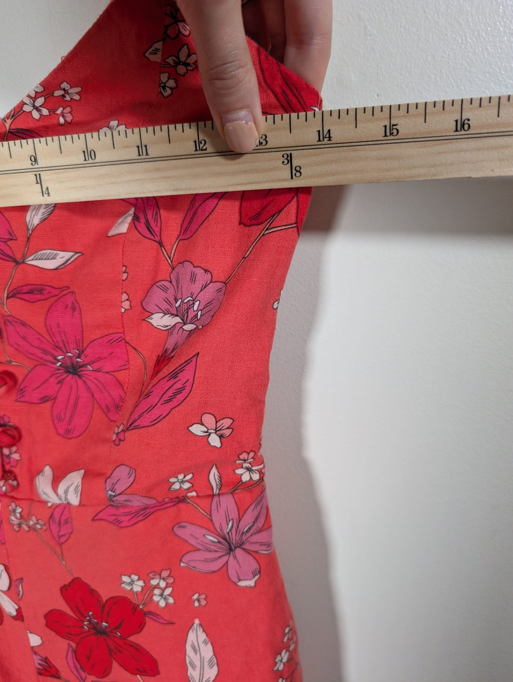 Banana Republic pink floral jumpsuit - sz 0