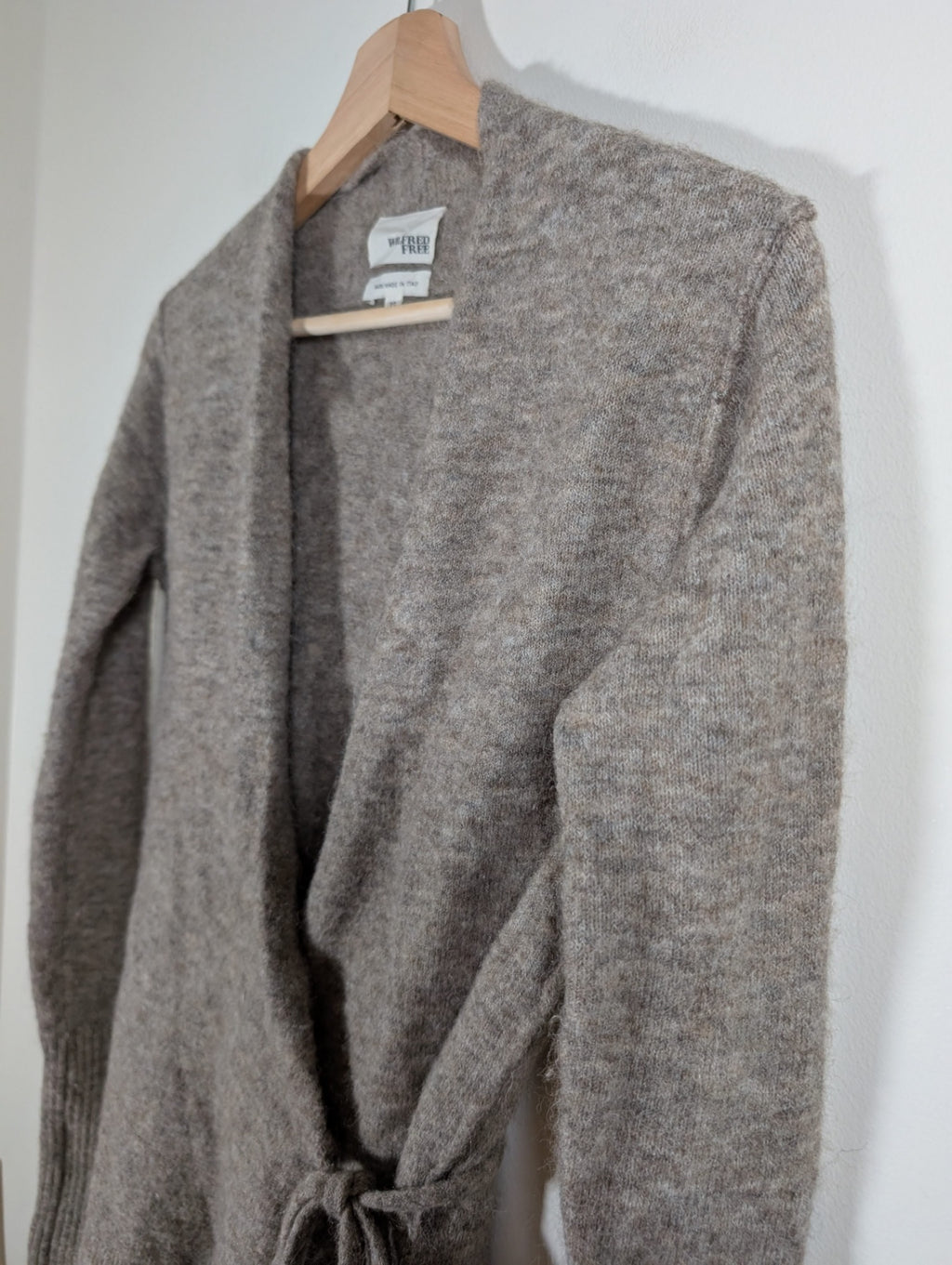 Wilfred free alpaca wool-blend wrap sweater - XS