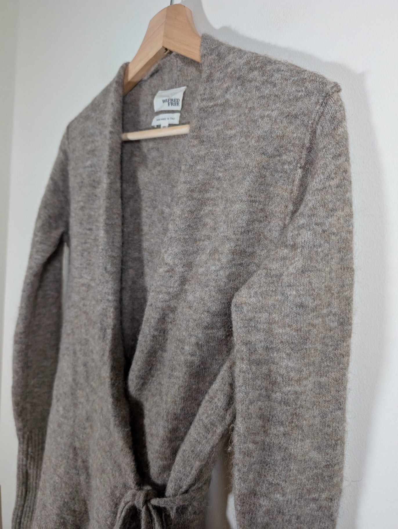 Wilfred free alpaca wool-blend wrap sweater - XS