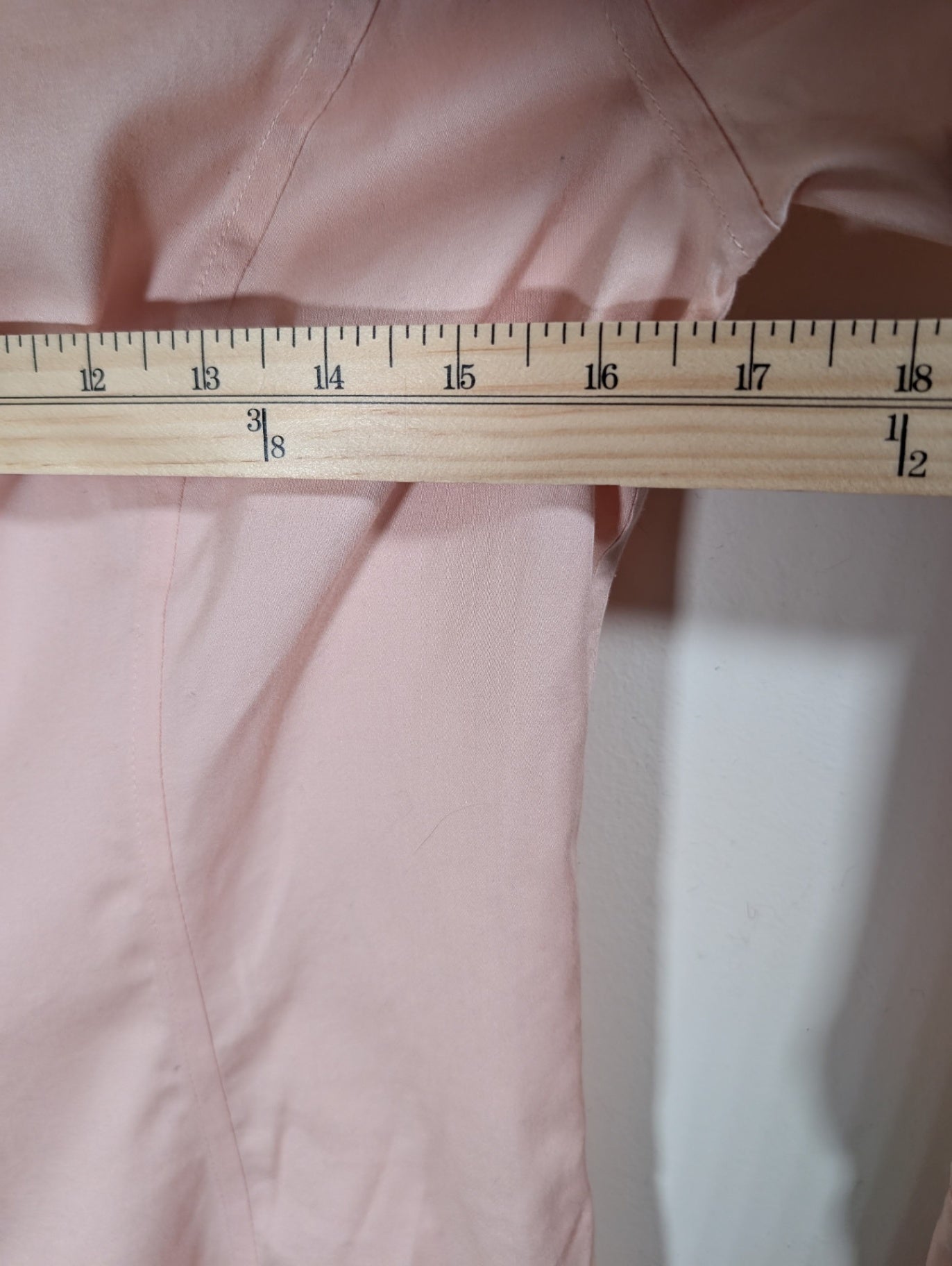 Calvin Klein peach button up - Small