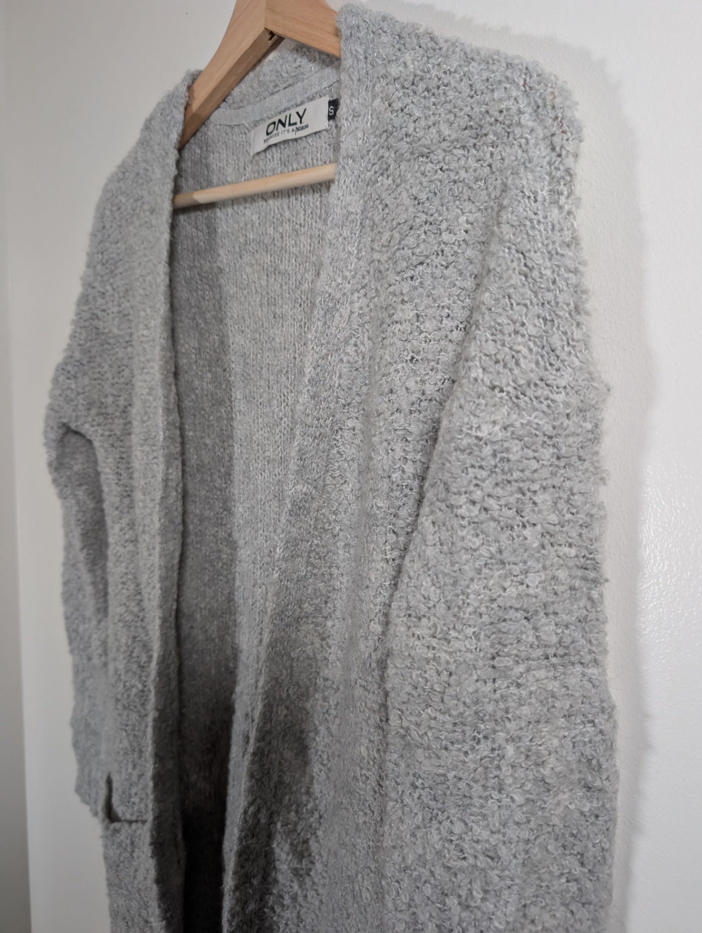 ONLY grey long cardigan - Small