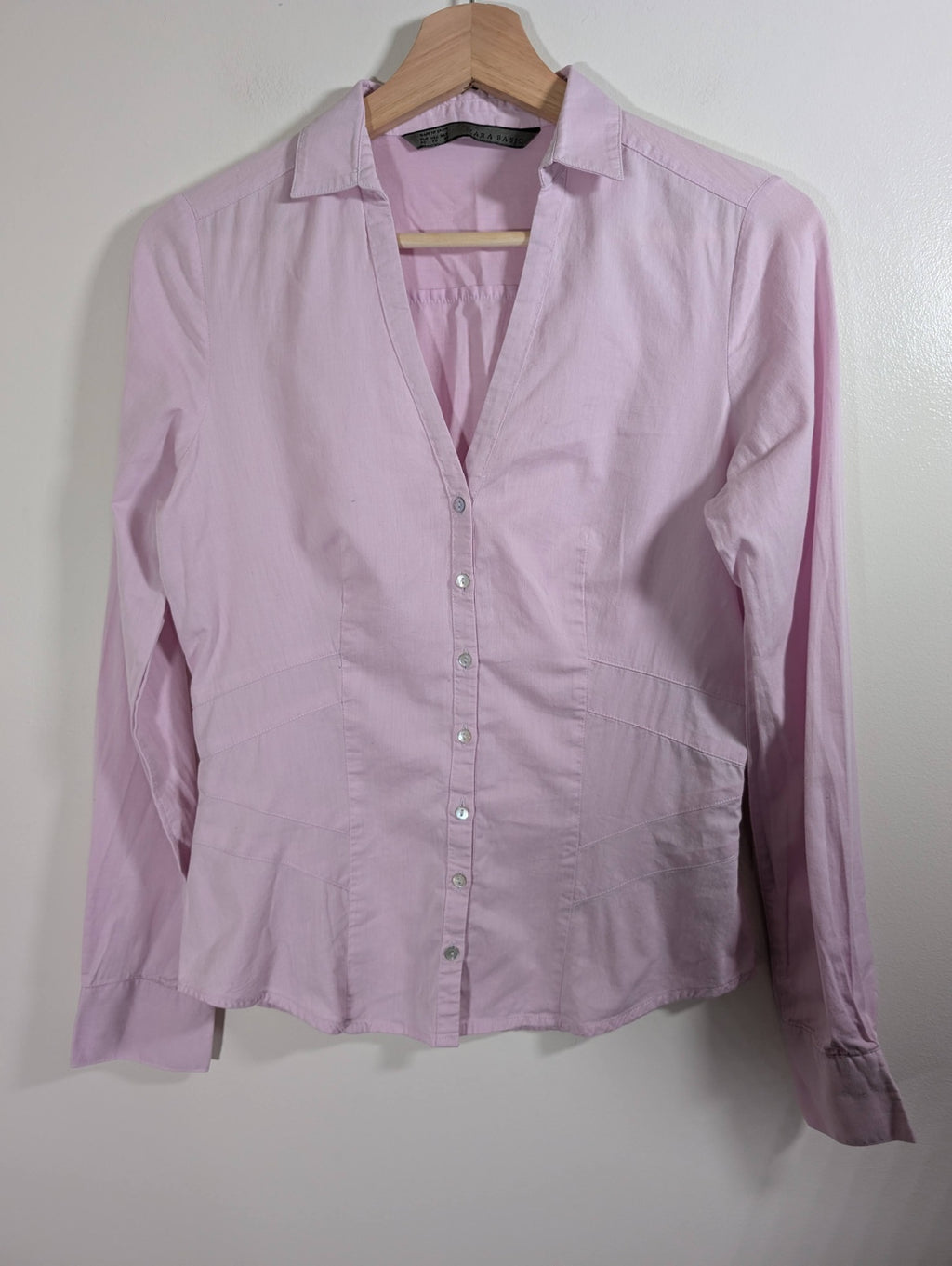 Zara purple button up - XS