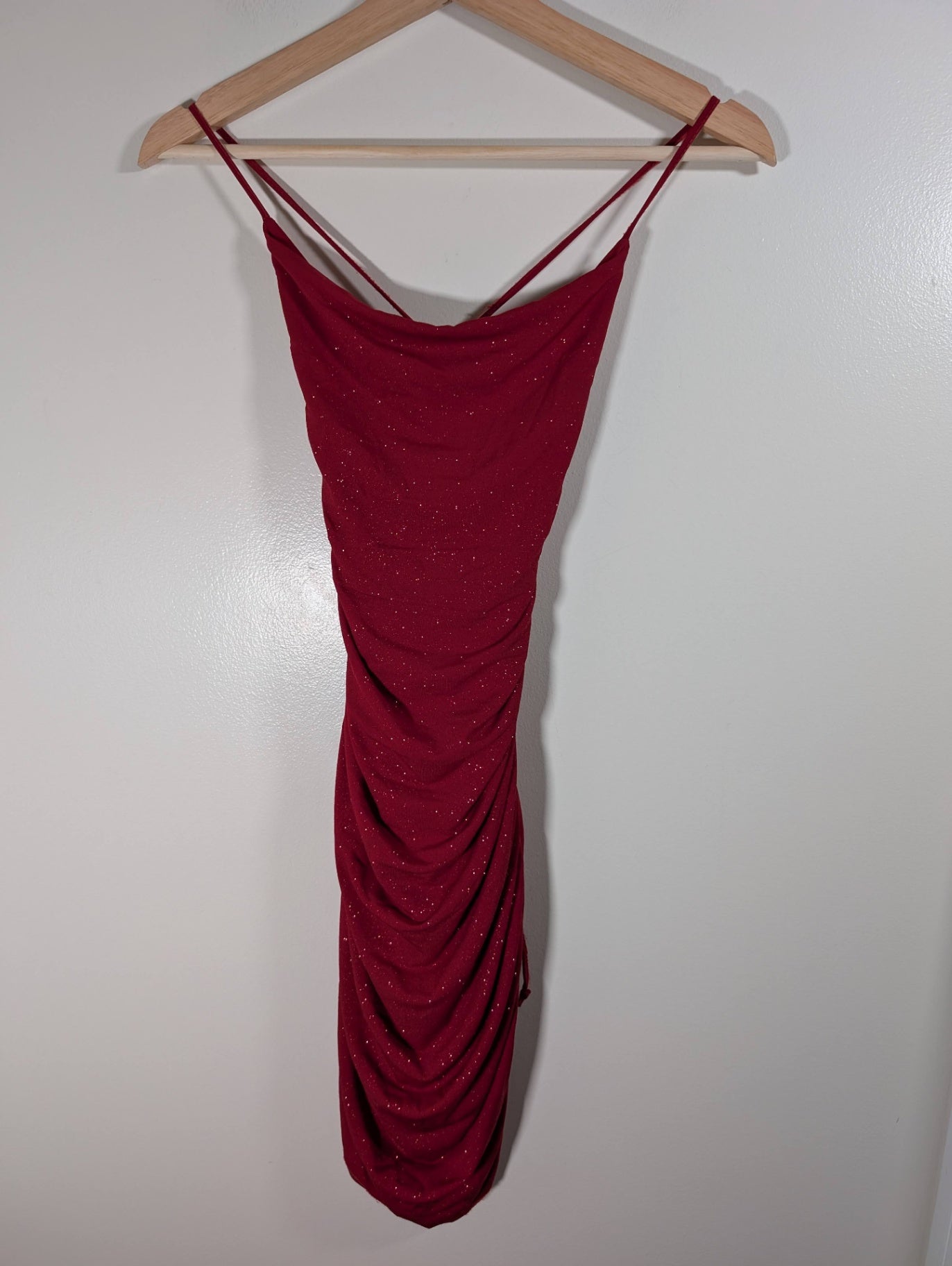eclipse red glitter dress - Medium