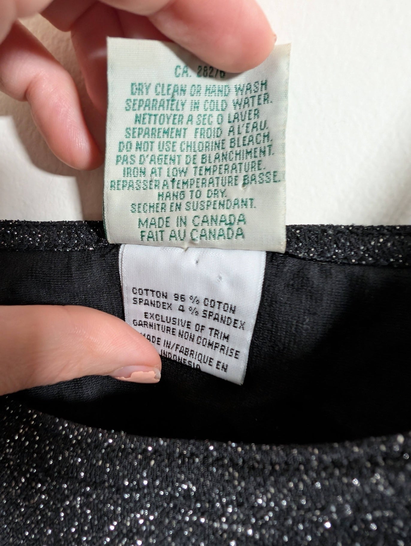 Zizi glitter black dress - Small