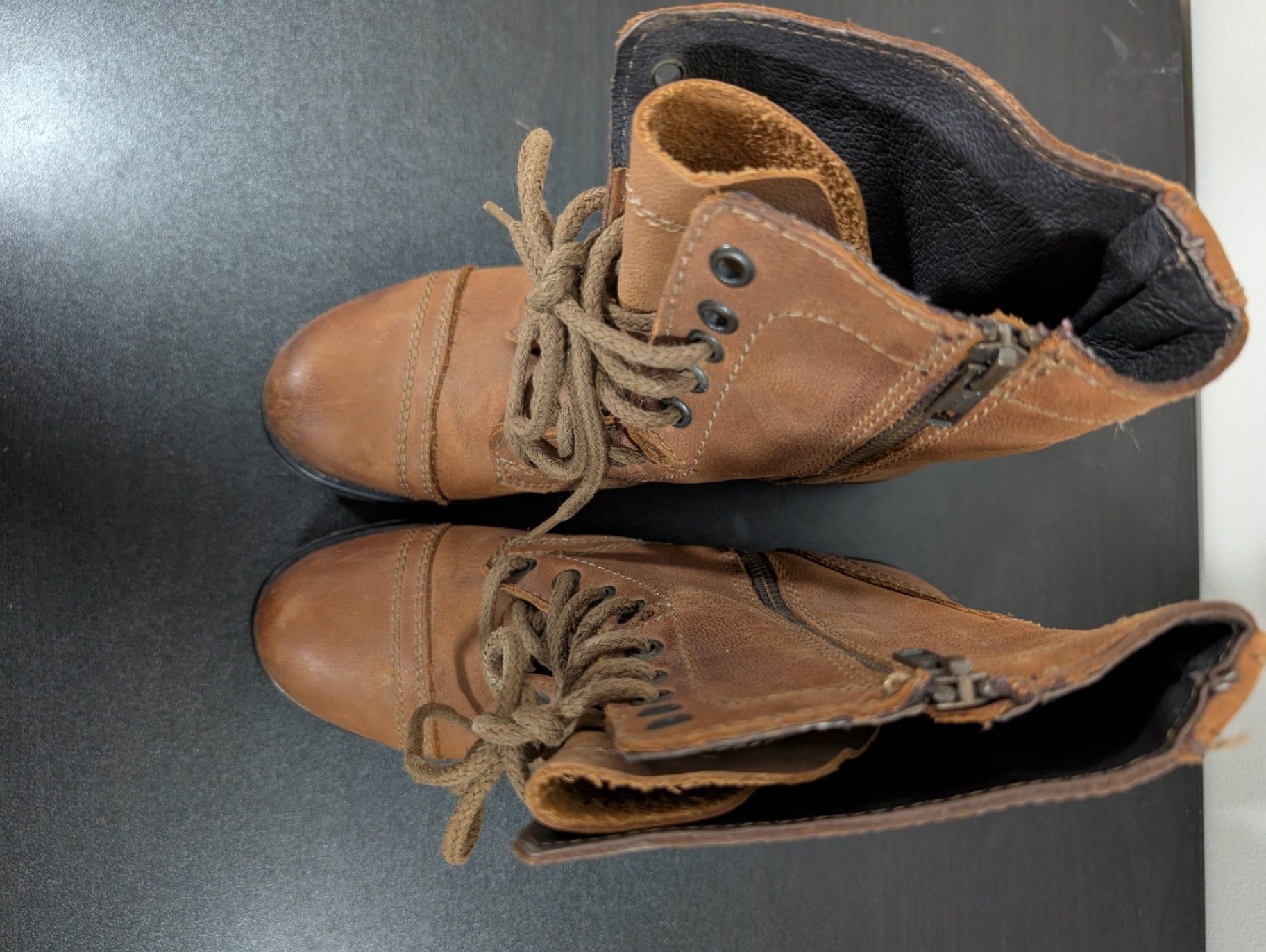 Steve Madden lace up boots - 7.5M