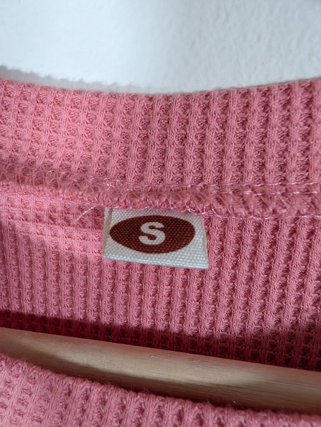 "Mama" waffle crewneck - Small