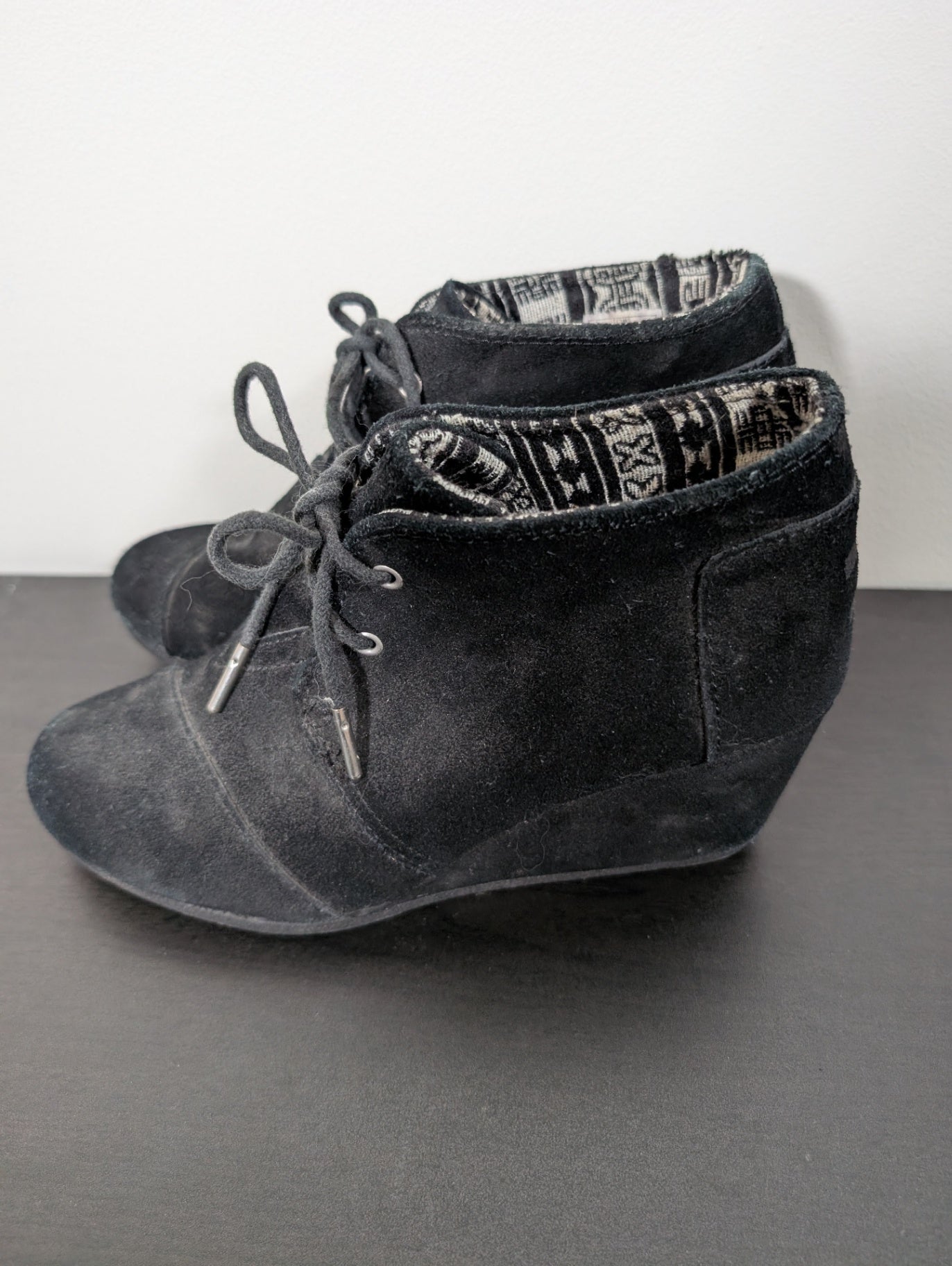 Toms wedge boot - SZ 7