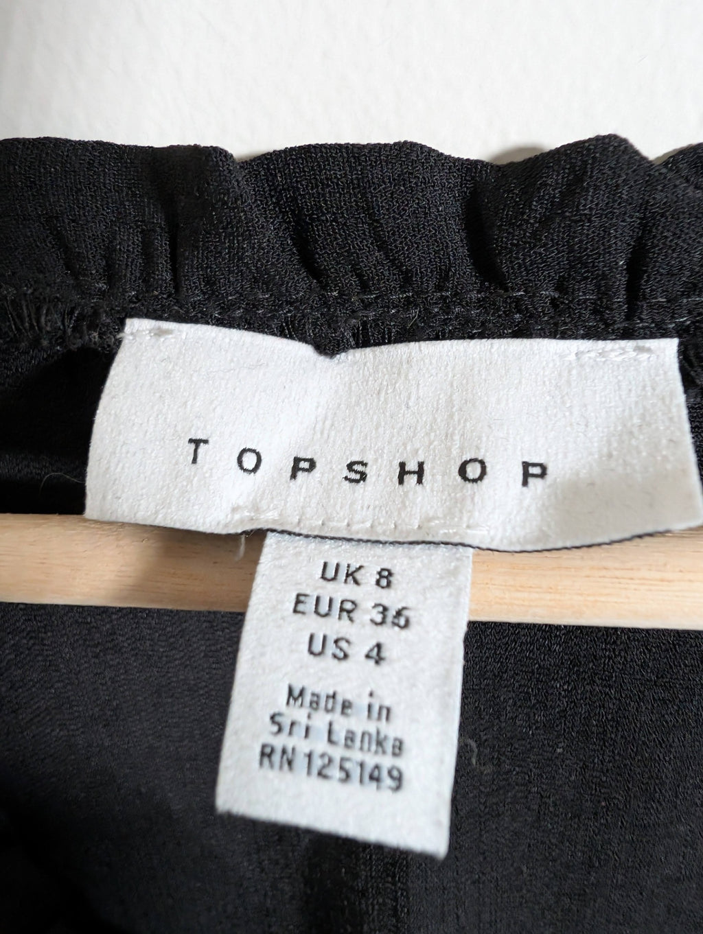 Topshop black blouse - 4
