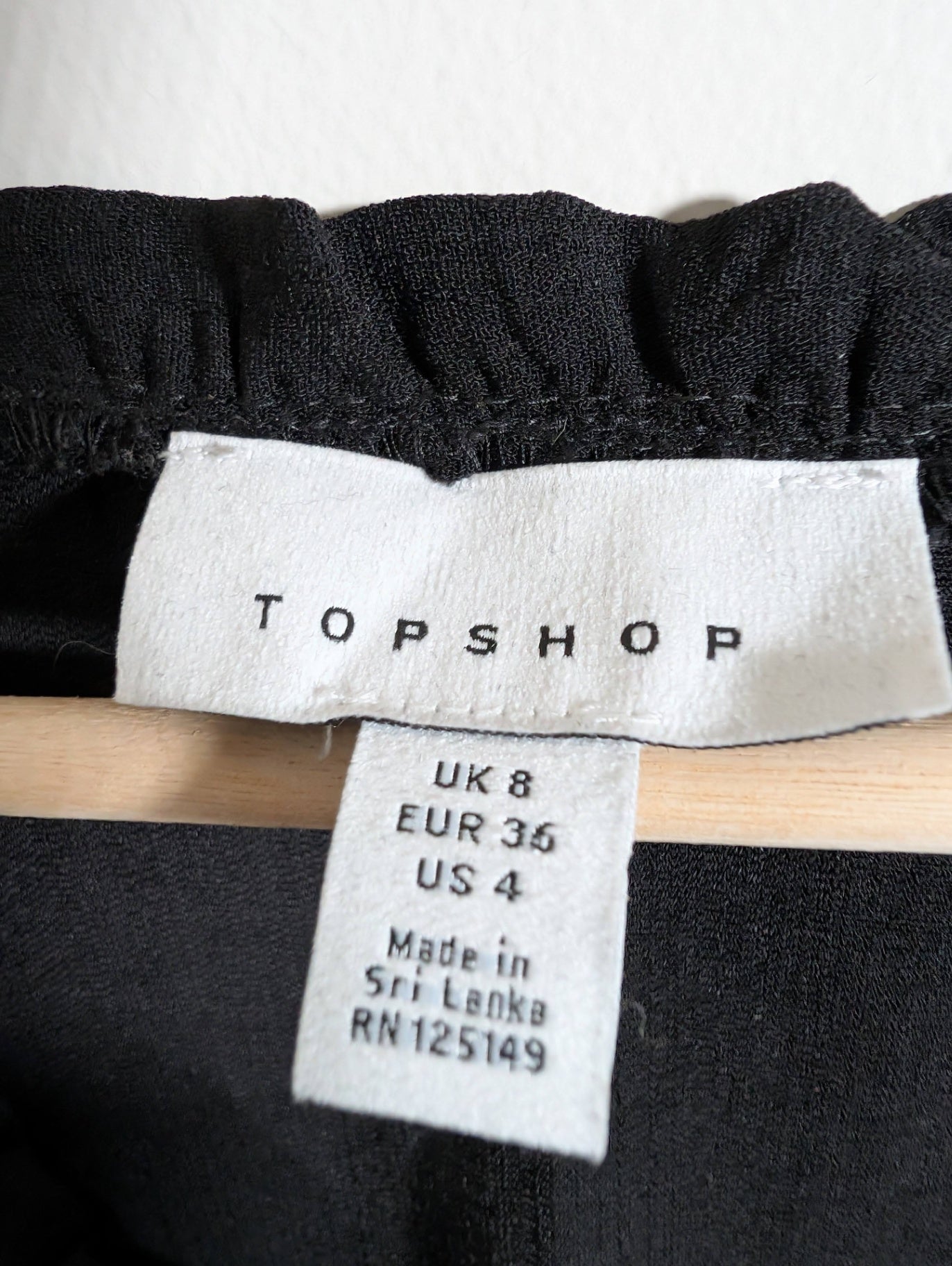 Topshop black blouse - 4