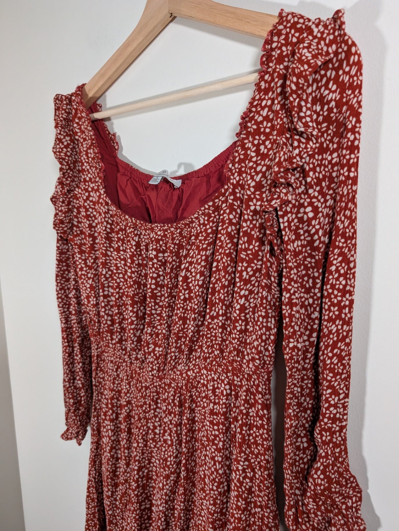 Hayden red floral dress - Small