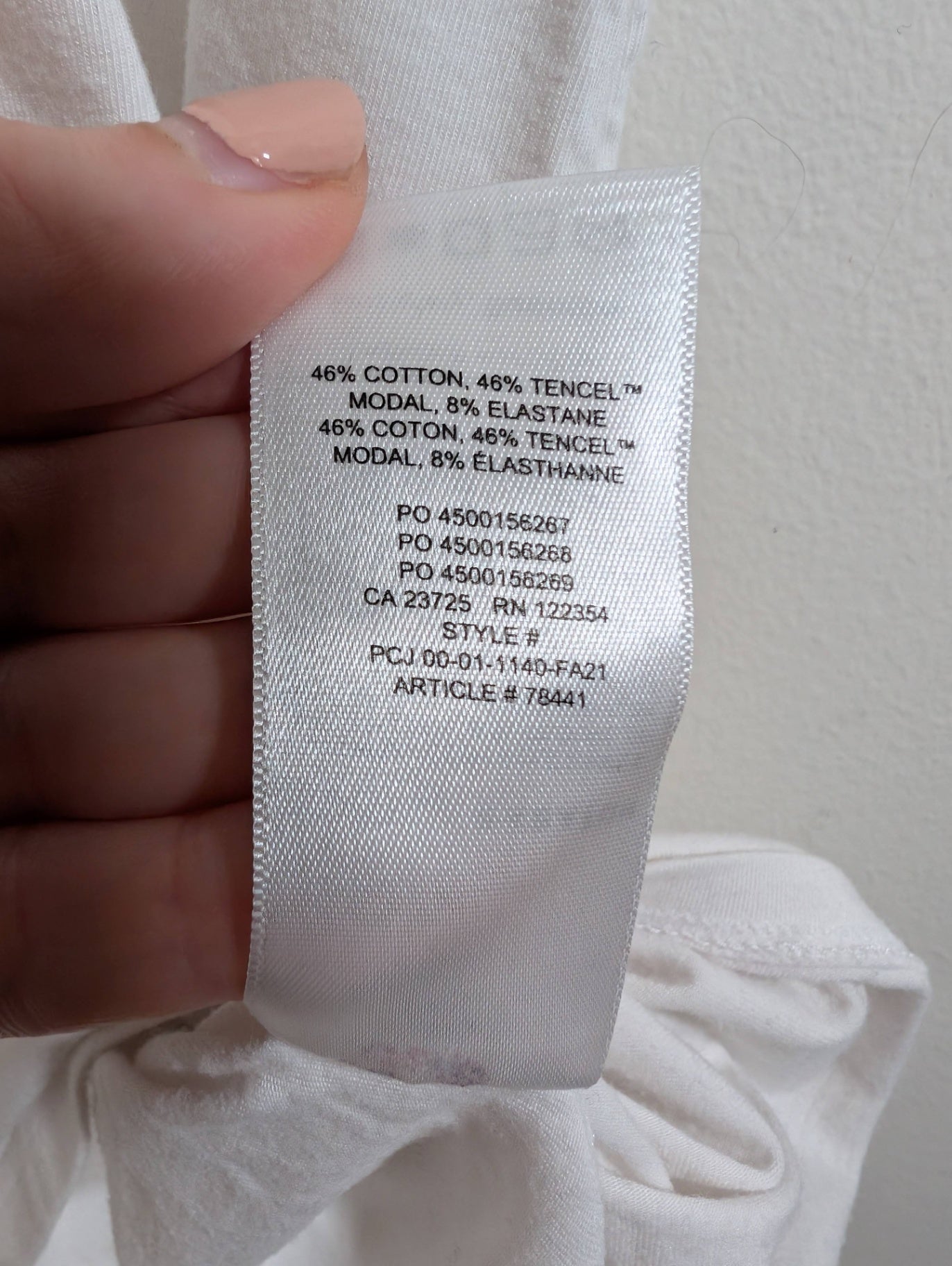 Babaton white t-shirt - Small