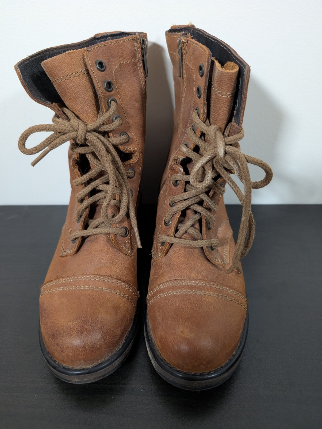 Steve Madden lace up boots - 7.5M