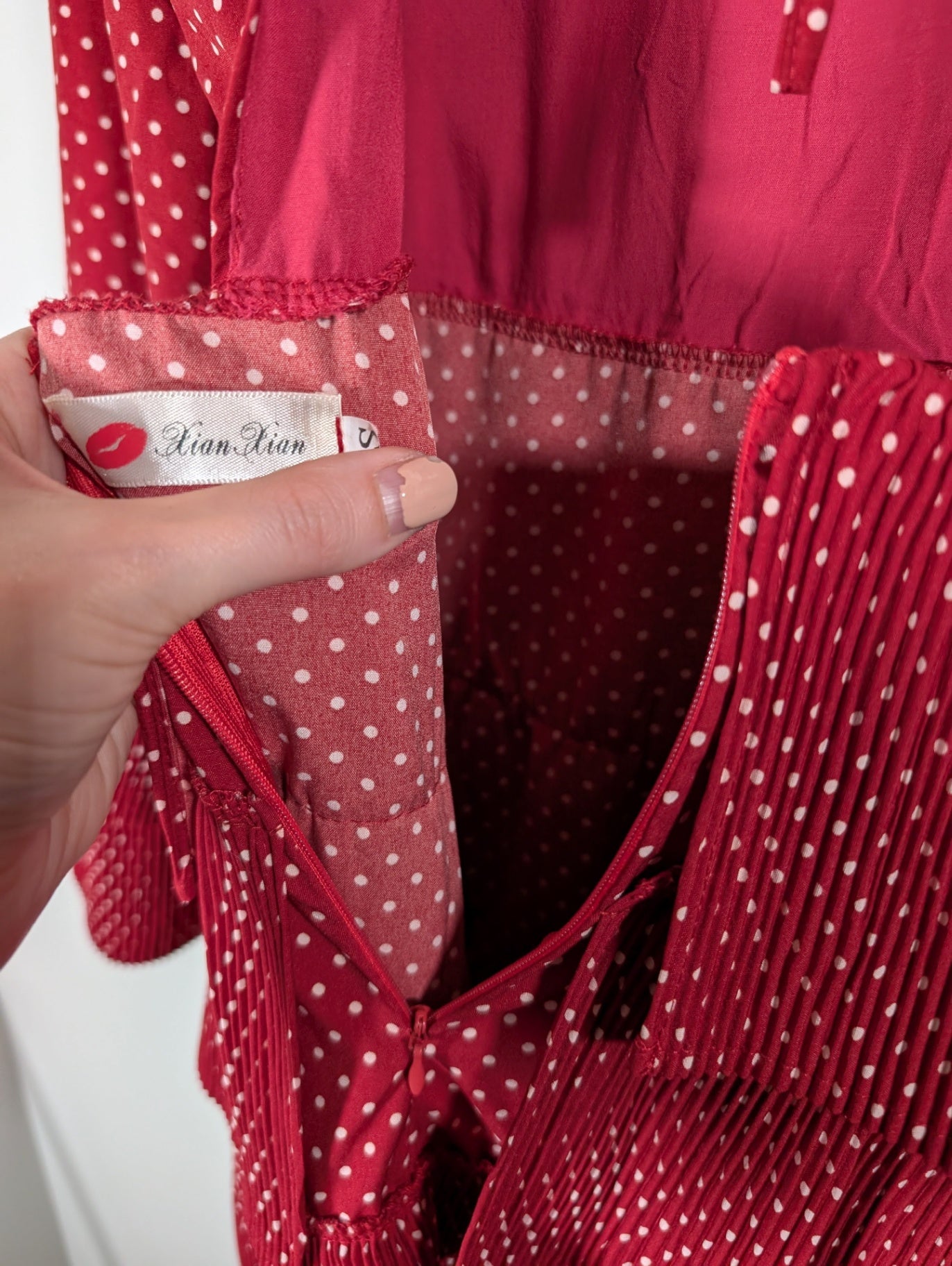 Xian Xian polka-dot dress - Small
