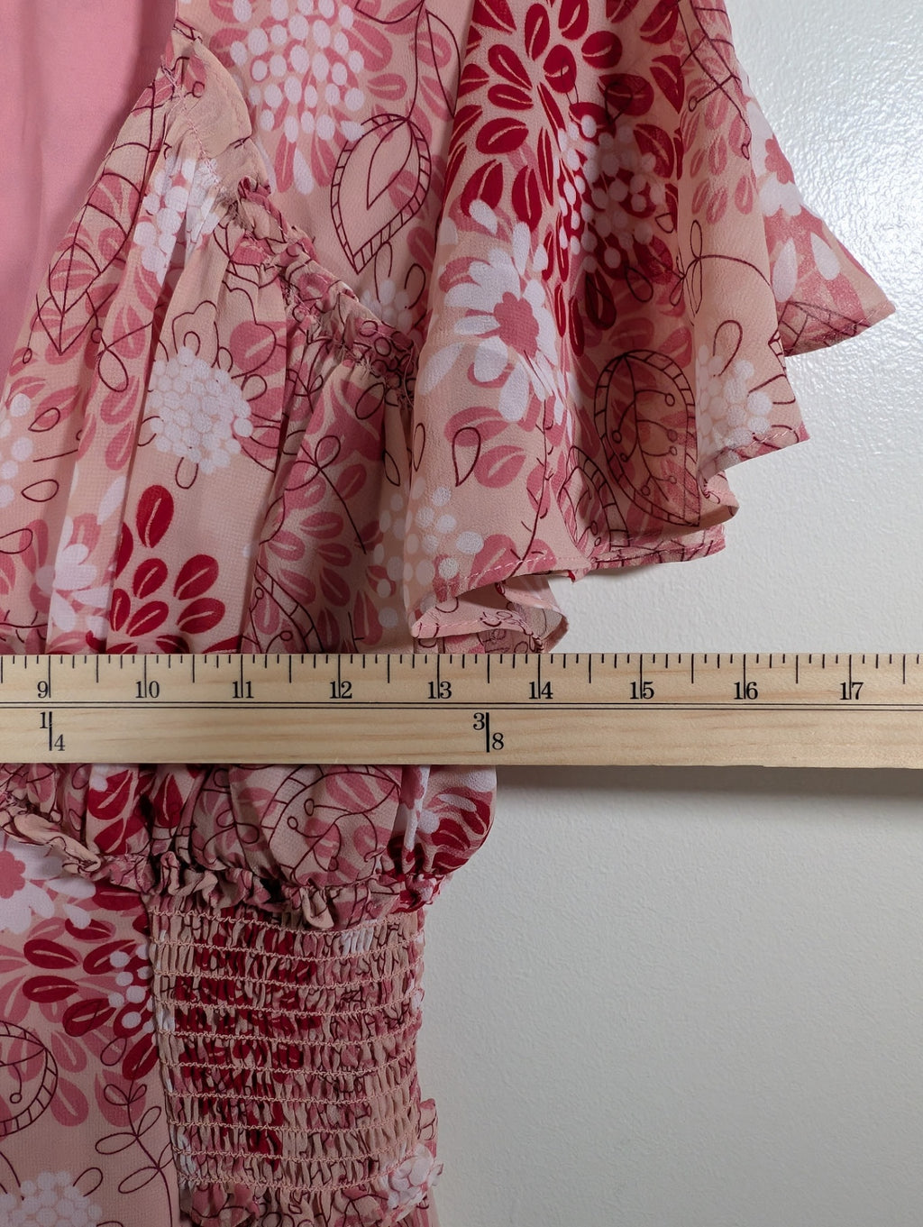 Max Studio pink floral dress - Small