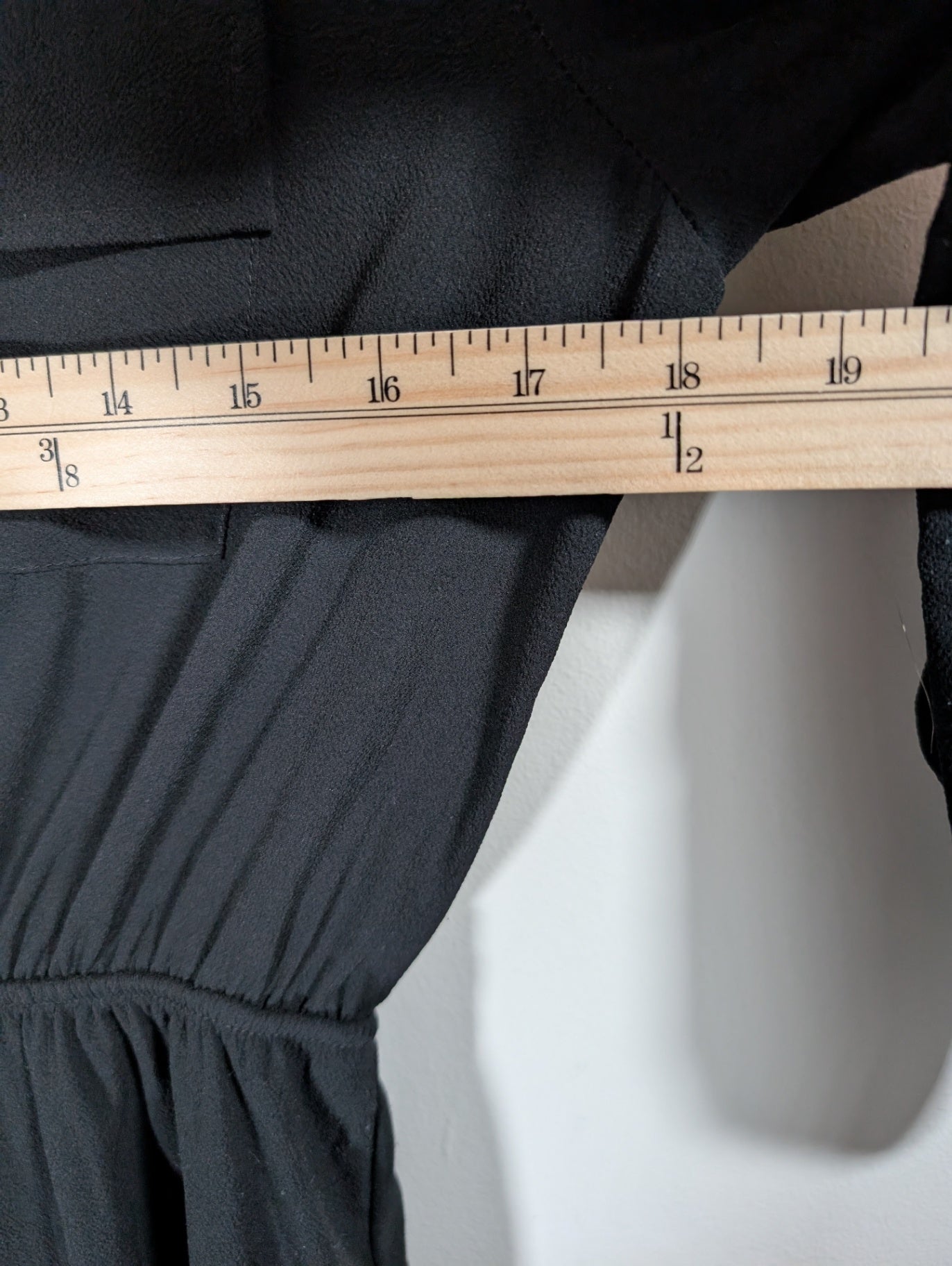 Monteau long-sleeve black dress - Medium