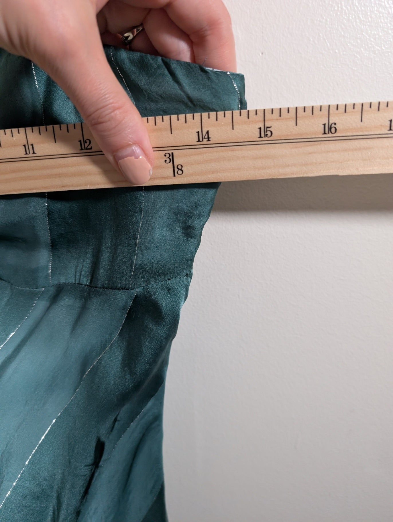 RW&Co. green tie-front dress - Small