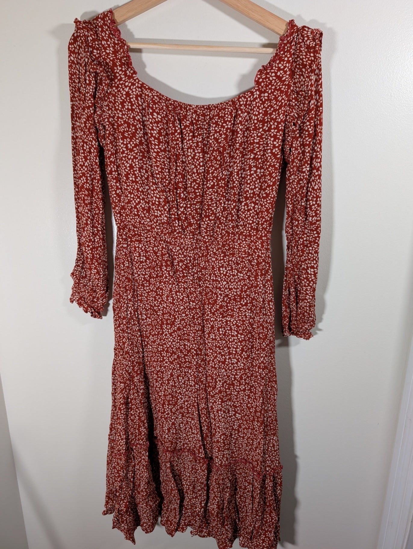 Hayden red floral dress - Small