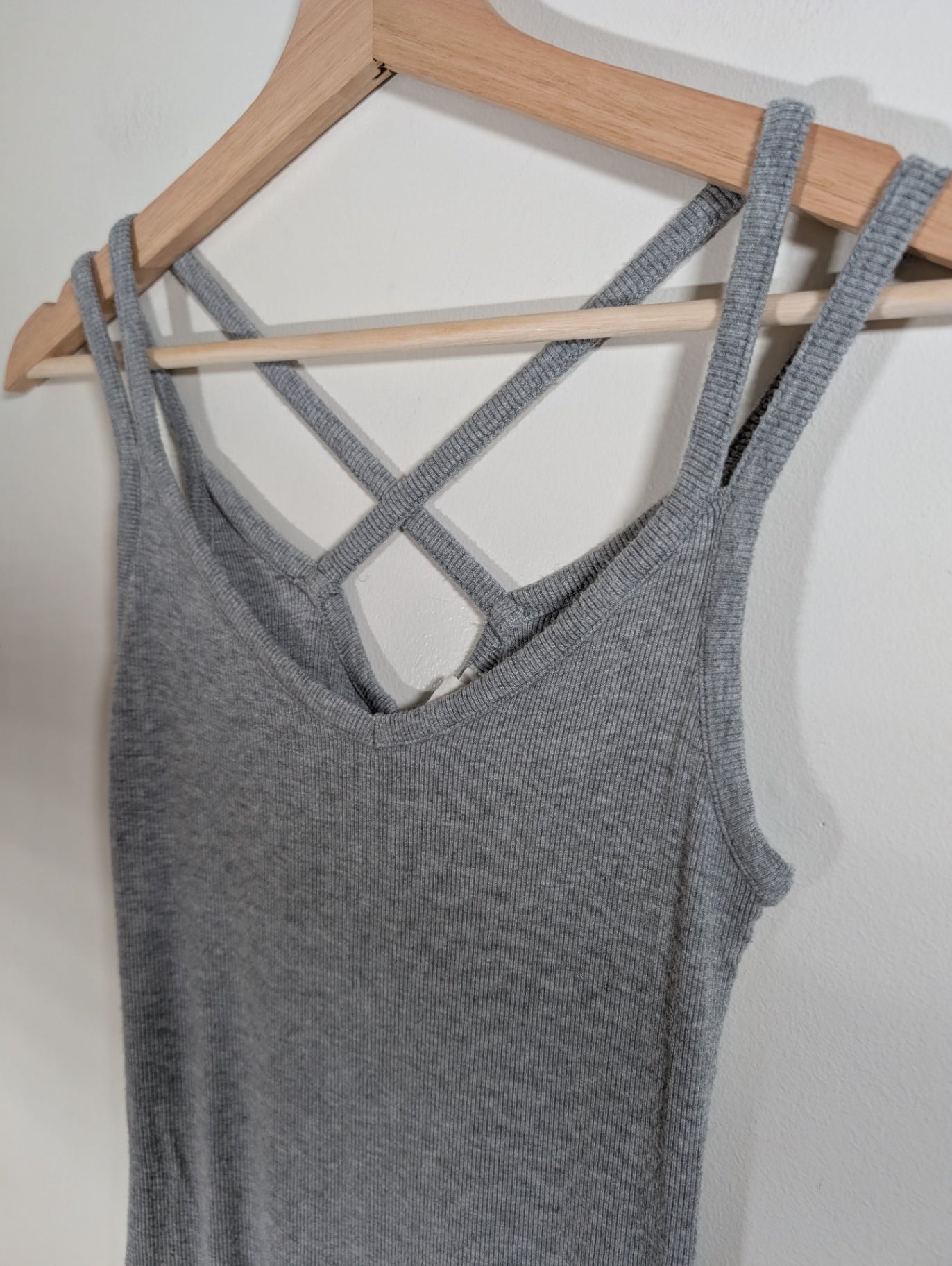 Garage grey ribbed dress - Small