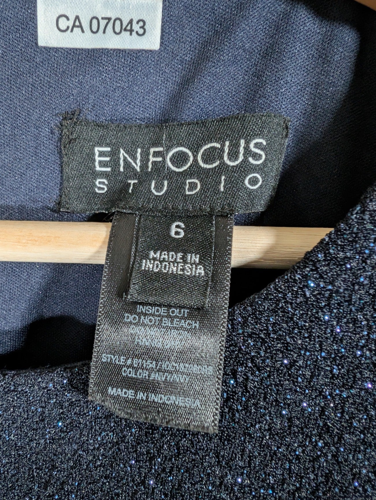 Enfocus blue sparkle dress - 6