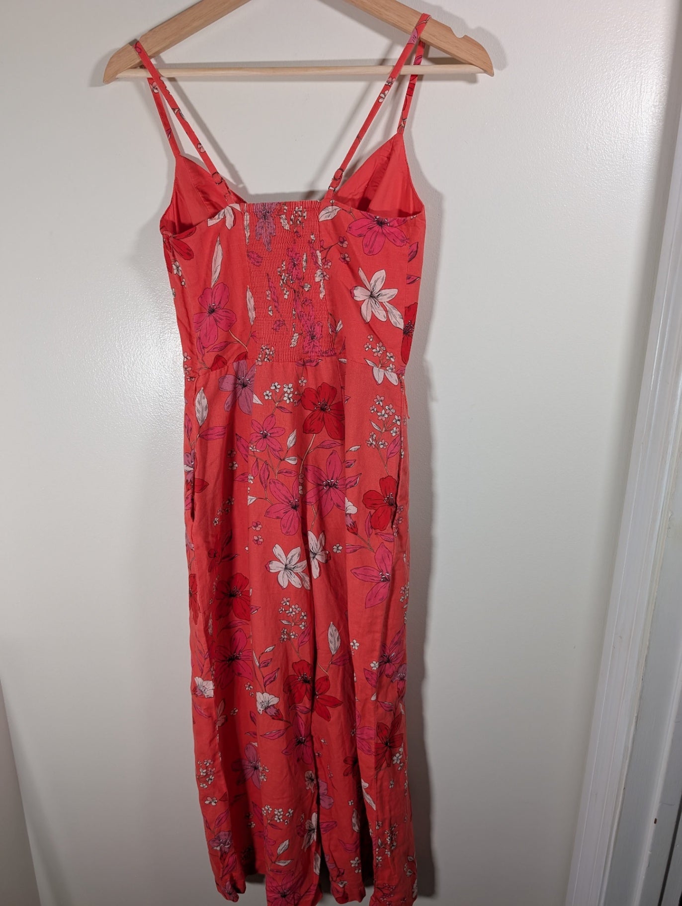 Banana Republic pink floral jumpsuit - sz 0