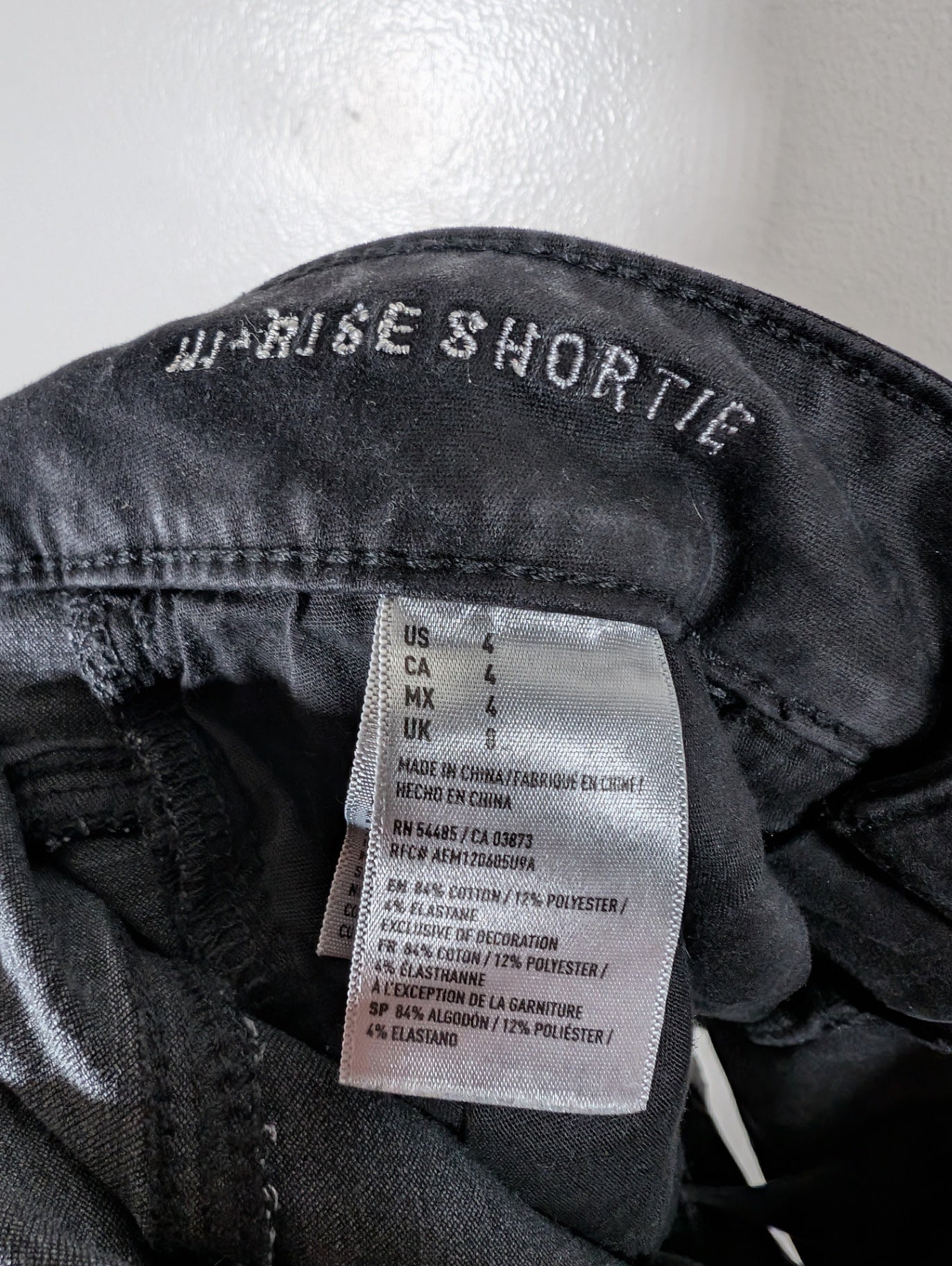 American Eagle high rise shortie - SZ 4