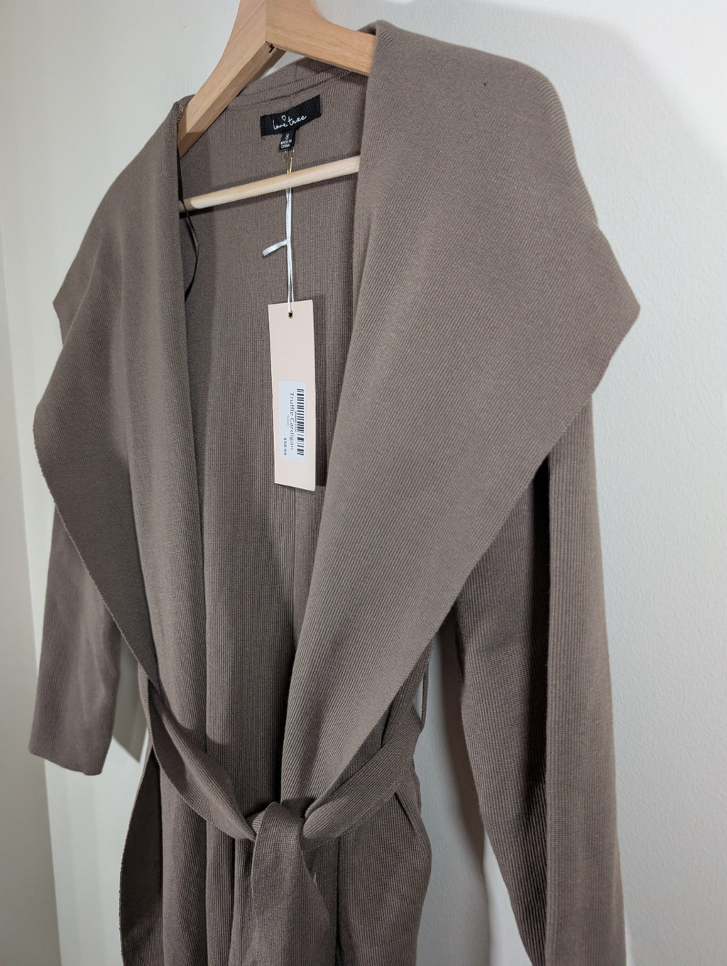 Love tree truffle cardigan - Small