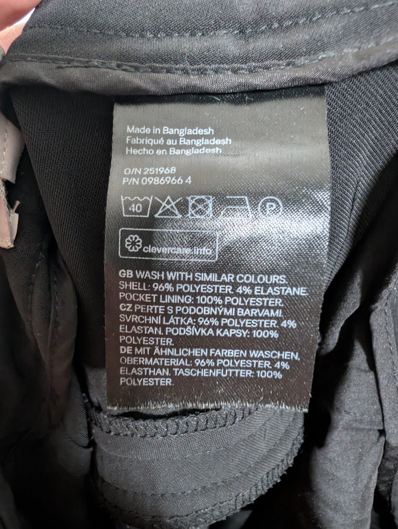 H&M black trousers - 4