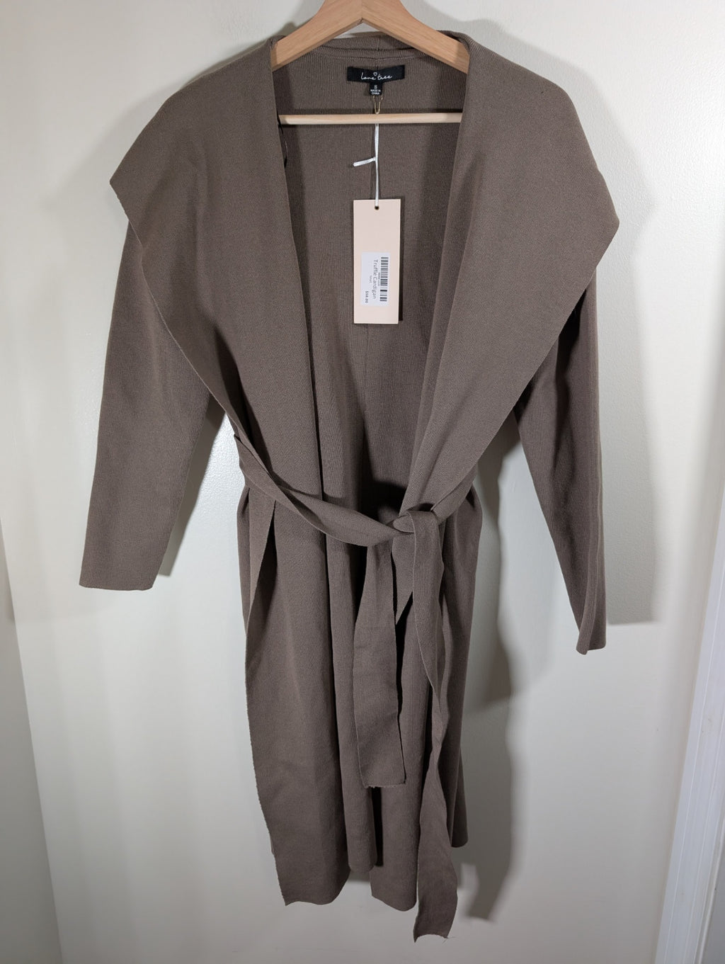 Love tree truffle cardigan - Small