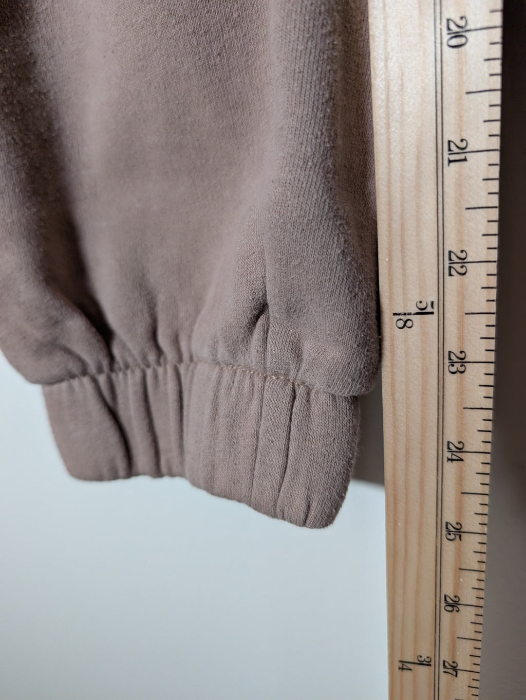 Hollister beige fleece sweatpants - Small