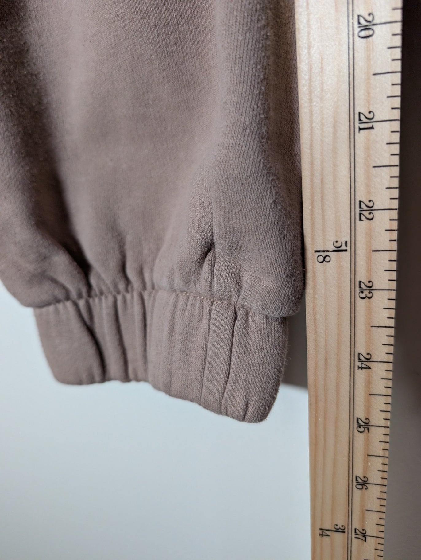 Hollister beige fleece sweatpants - Small