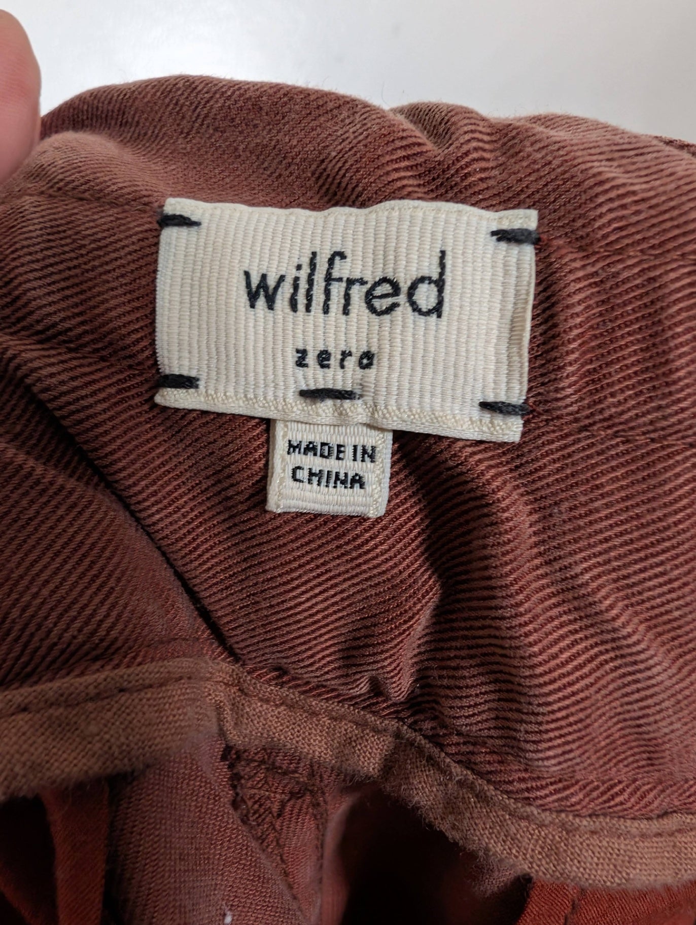 Wilfred rust pants - SZ 0