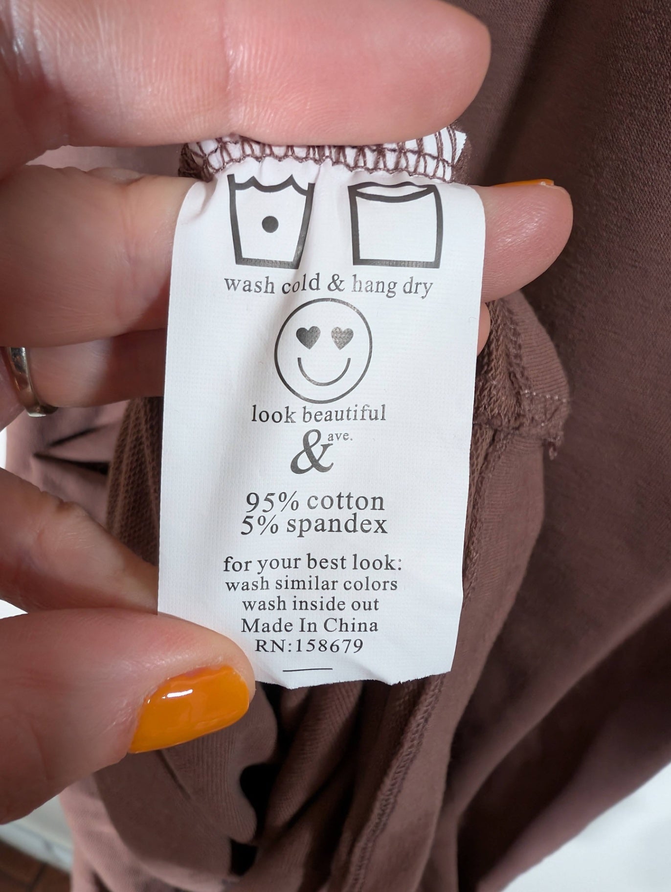 Ampersand Avenue brown ruched dress- Small