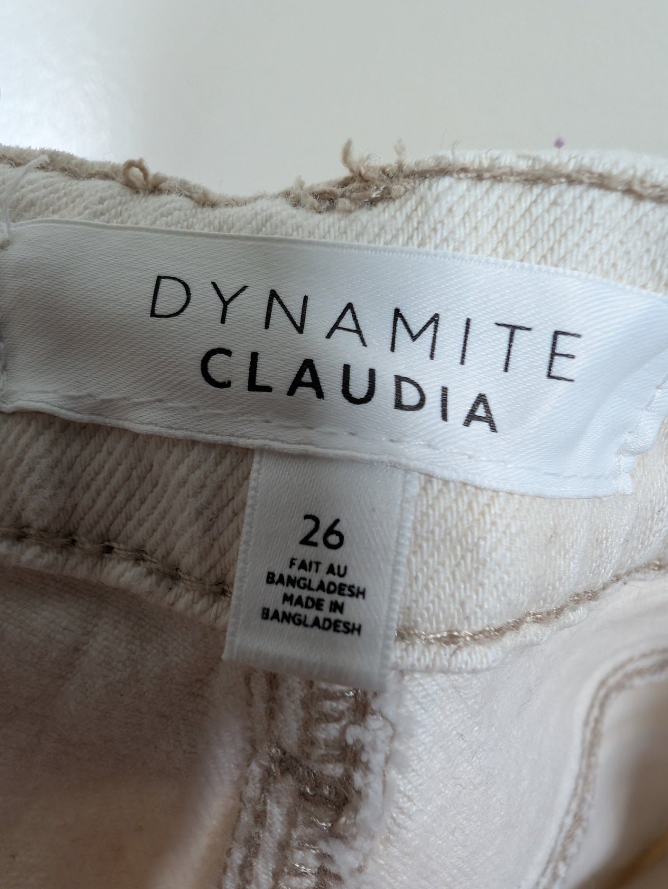 Dynamite off-white jeans - SZ 26