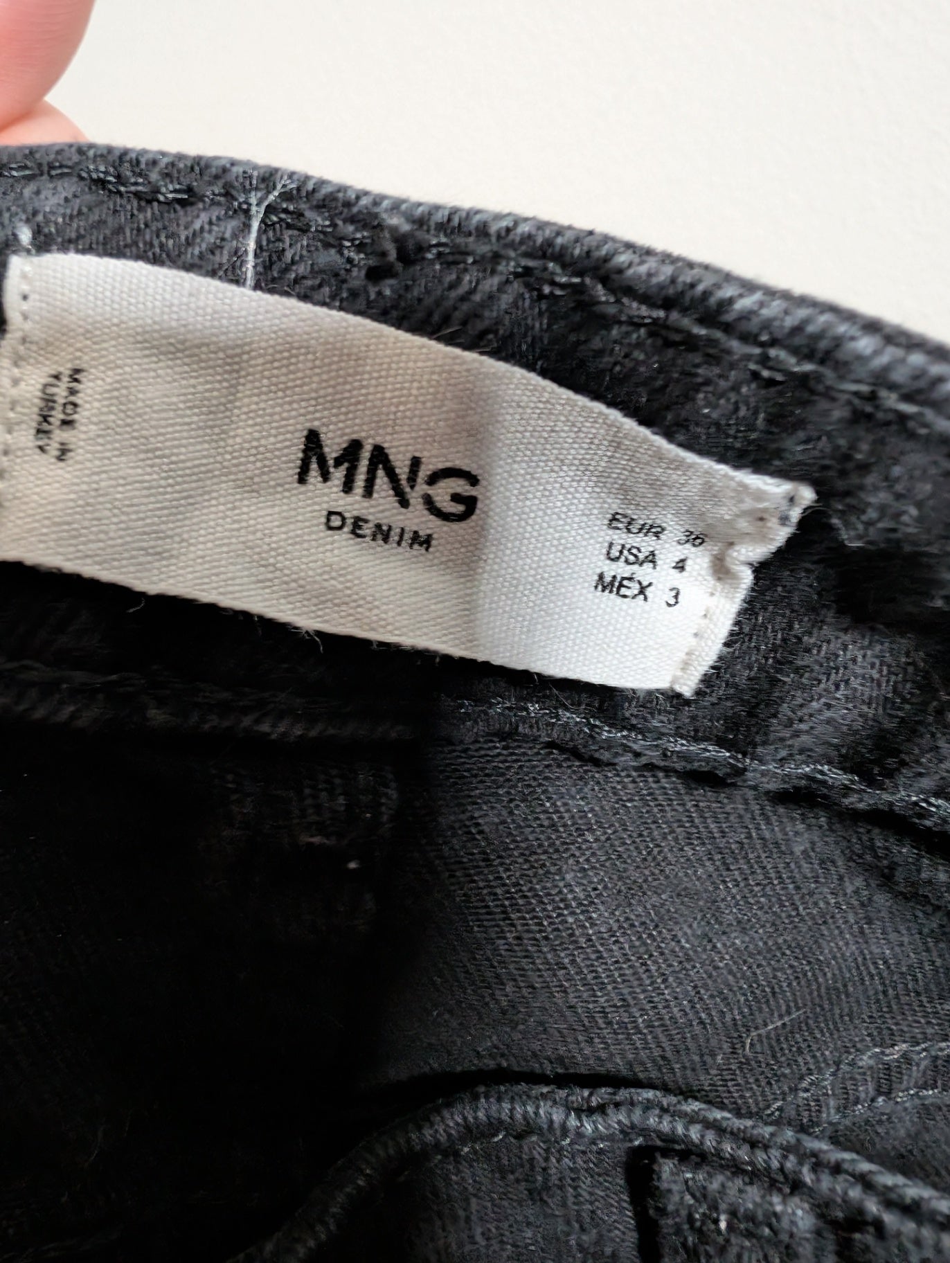 MNG black flare jeans - SZ 4