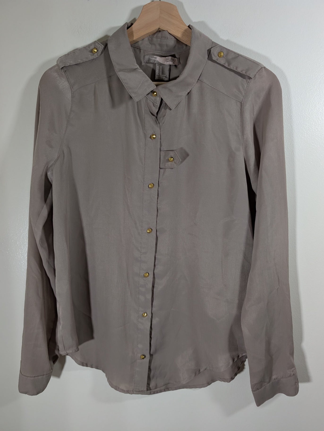 Forever 21 military-style blouse - XS