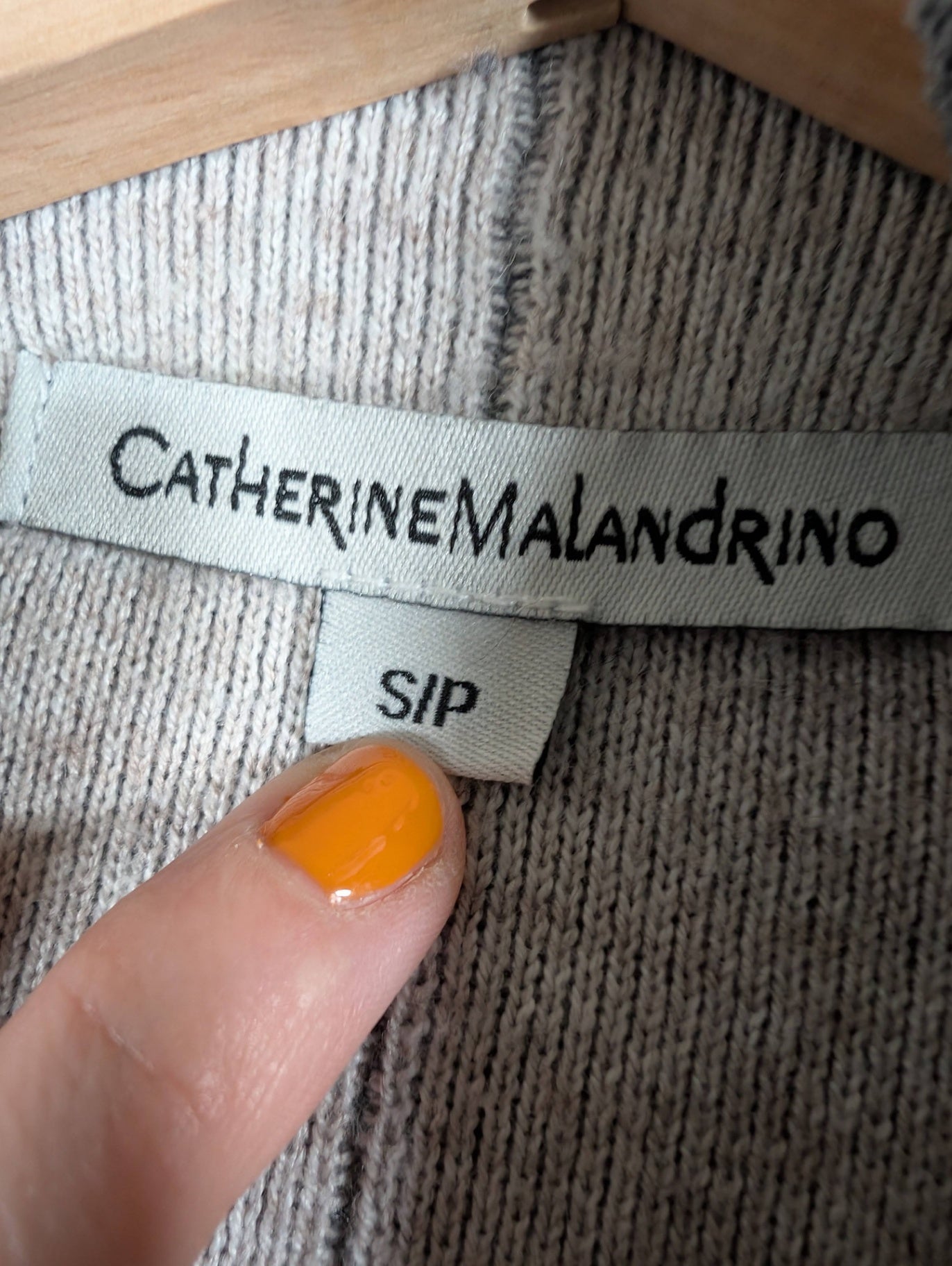 Catherine MaLandrino grey cardigan - Small