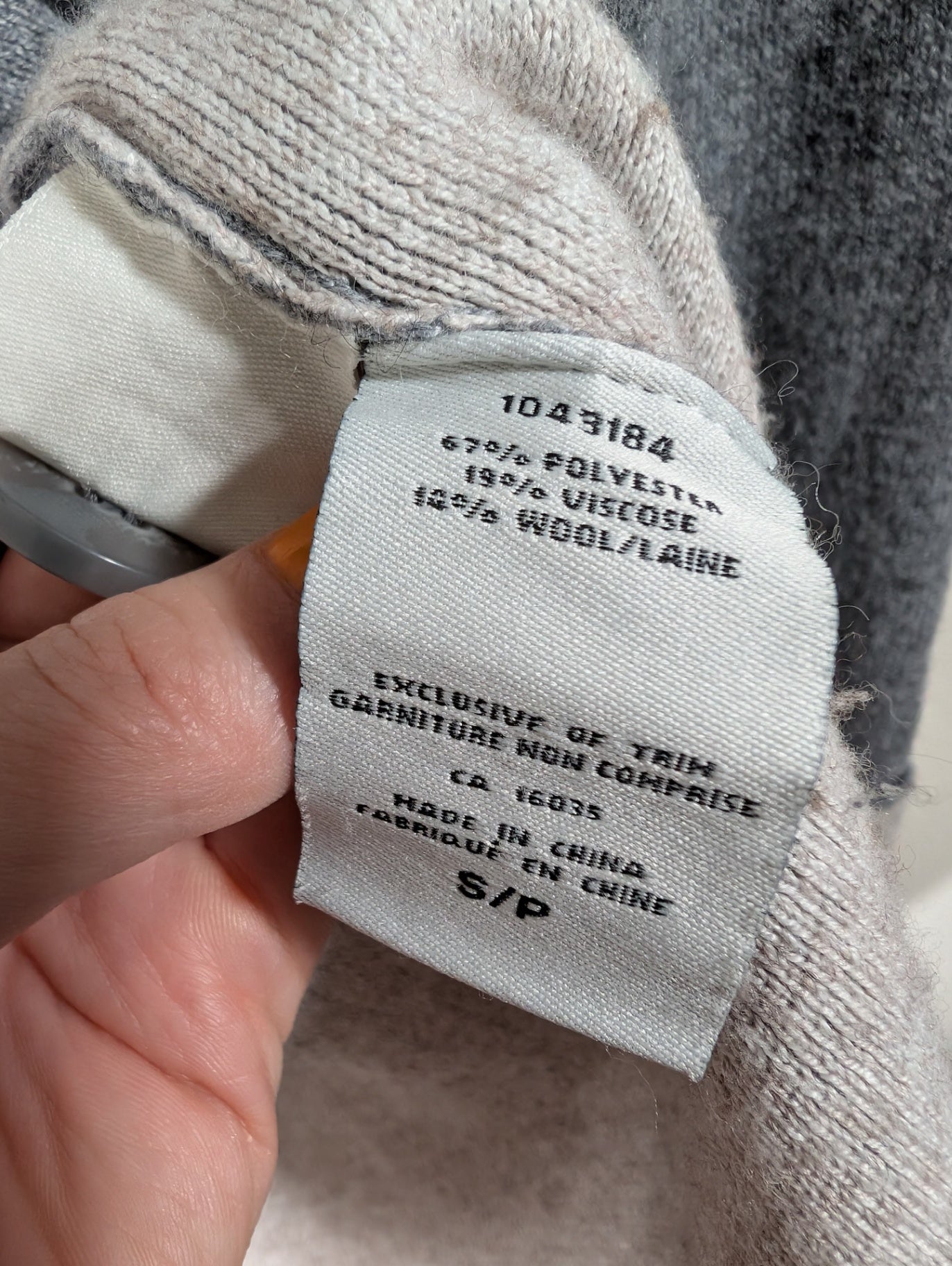 Catherine MaLandrino grey cardigan - Small