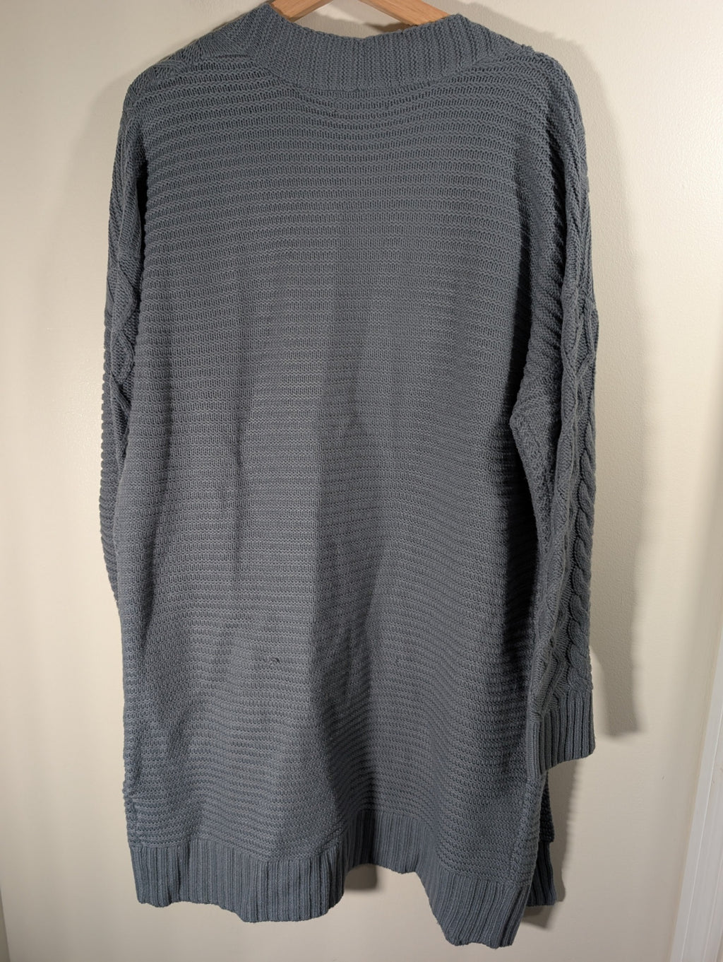 No label blue long cardigan  - XL