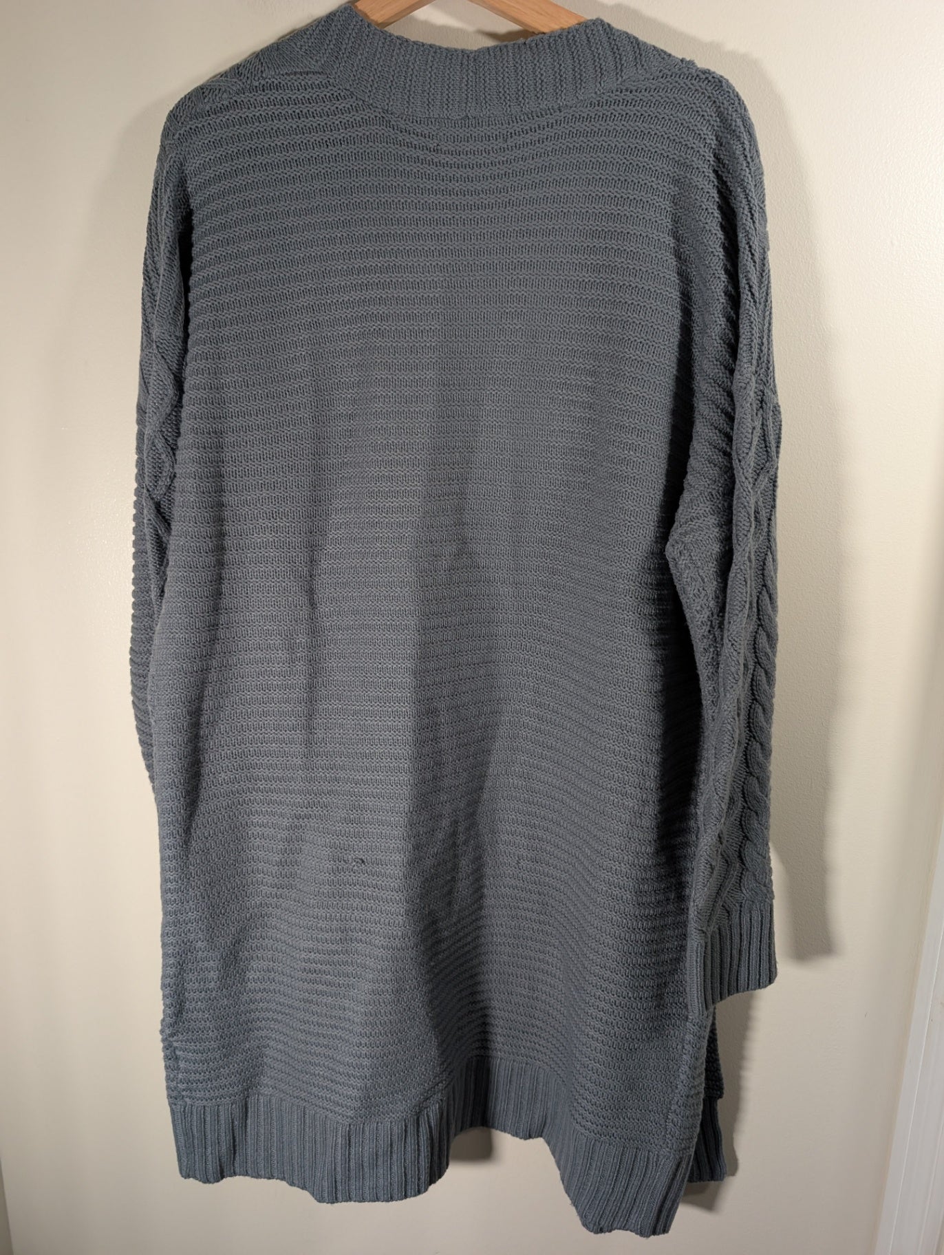 No label blue long cardigan  - XL