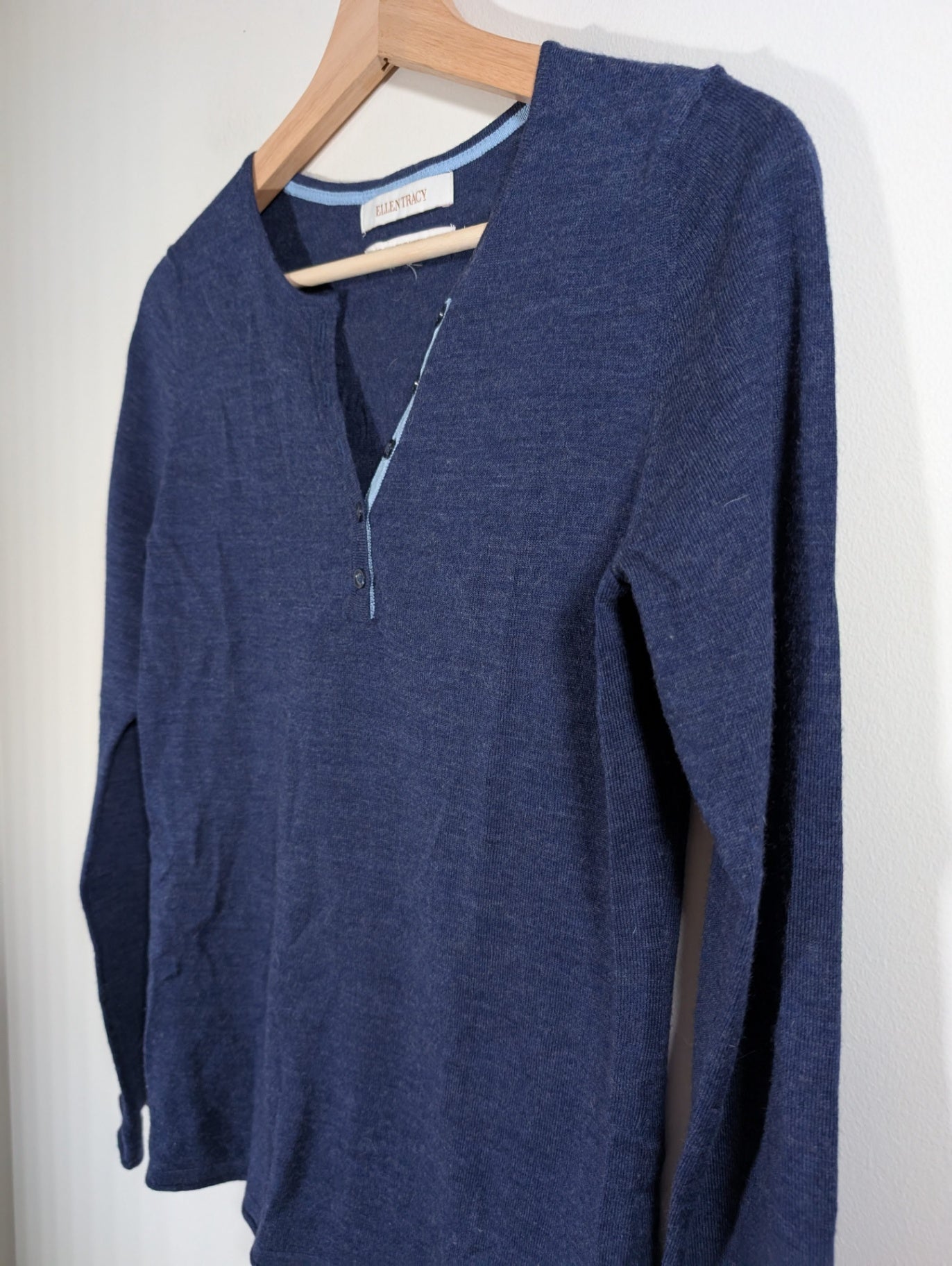 Ellen Tracy merino wool long-sleeve - appears small