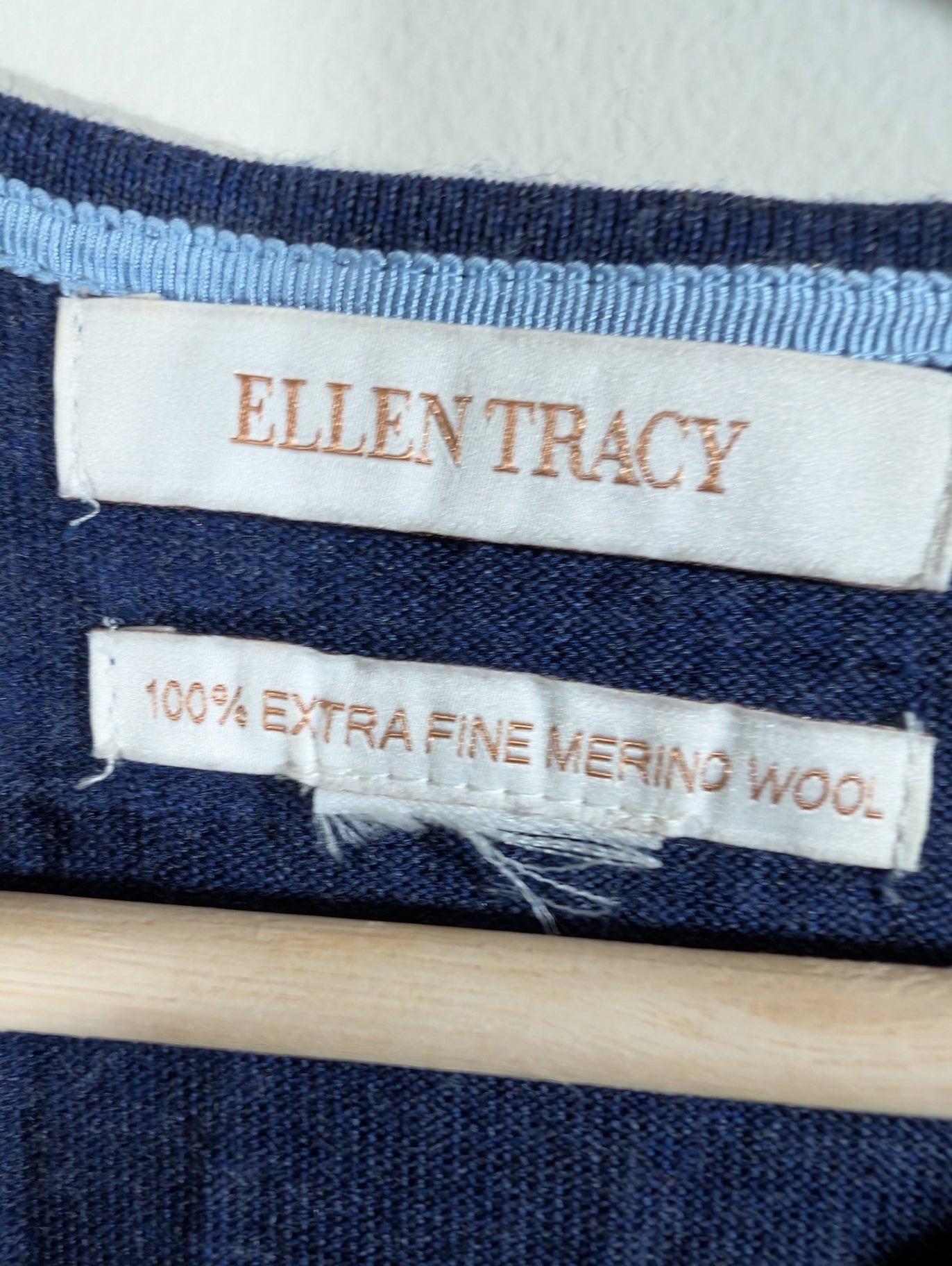 Ellen Tracy merino wool long-sleeve - appears small